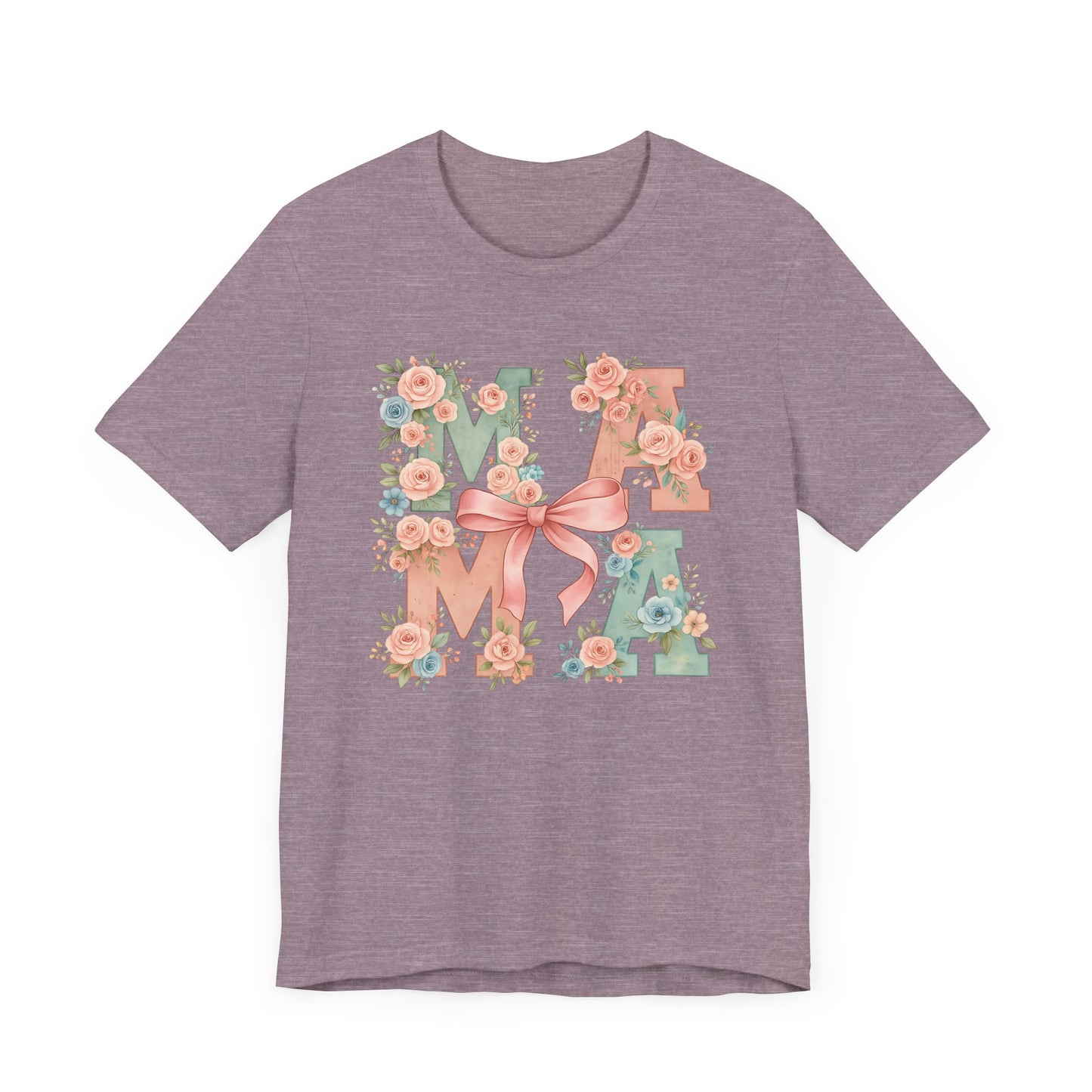 Rose floral Mama Tee Gift for Moms, Casual Summer Top, Boho Style Apparel, Unique Mother's Day Gift