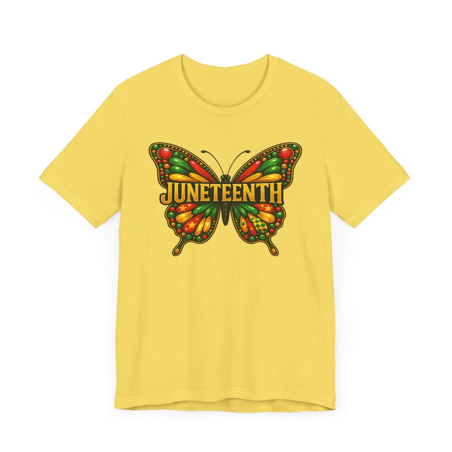 Butterfly Juneteenth Celebration Tee, Unisex Jersey Tee, Freedom Shirt, Equality Apparel, Black History Month Gift, Activist Fashion