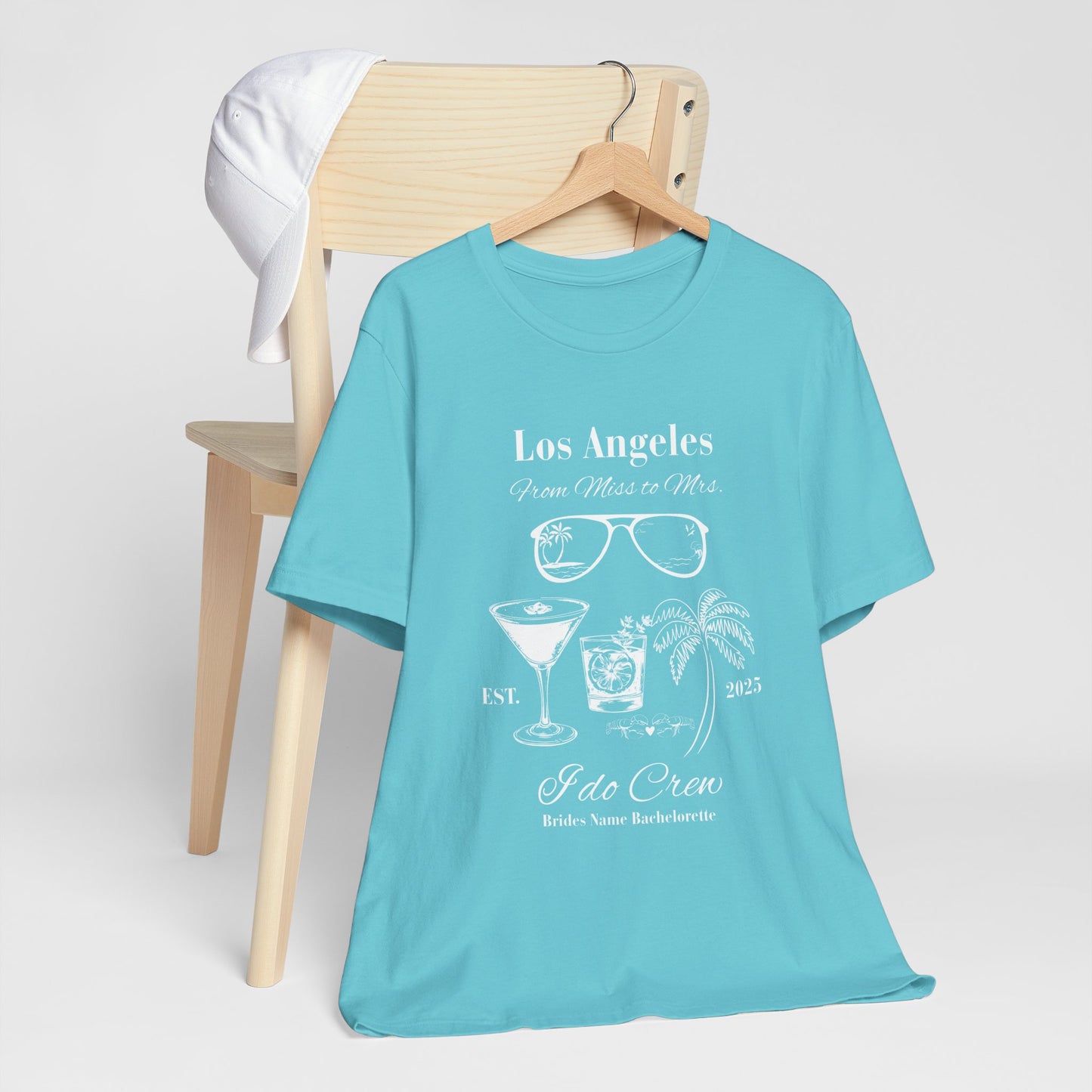 Los Angeles Bachelorette Party Tee, Fun Vacation Shirt, Travel Souvenir, Girls Night Out Top, Bride Tribe Apparel, Girls Trip, Vegas Wedding