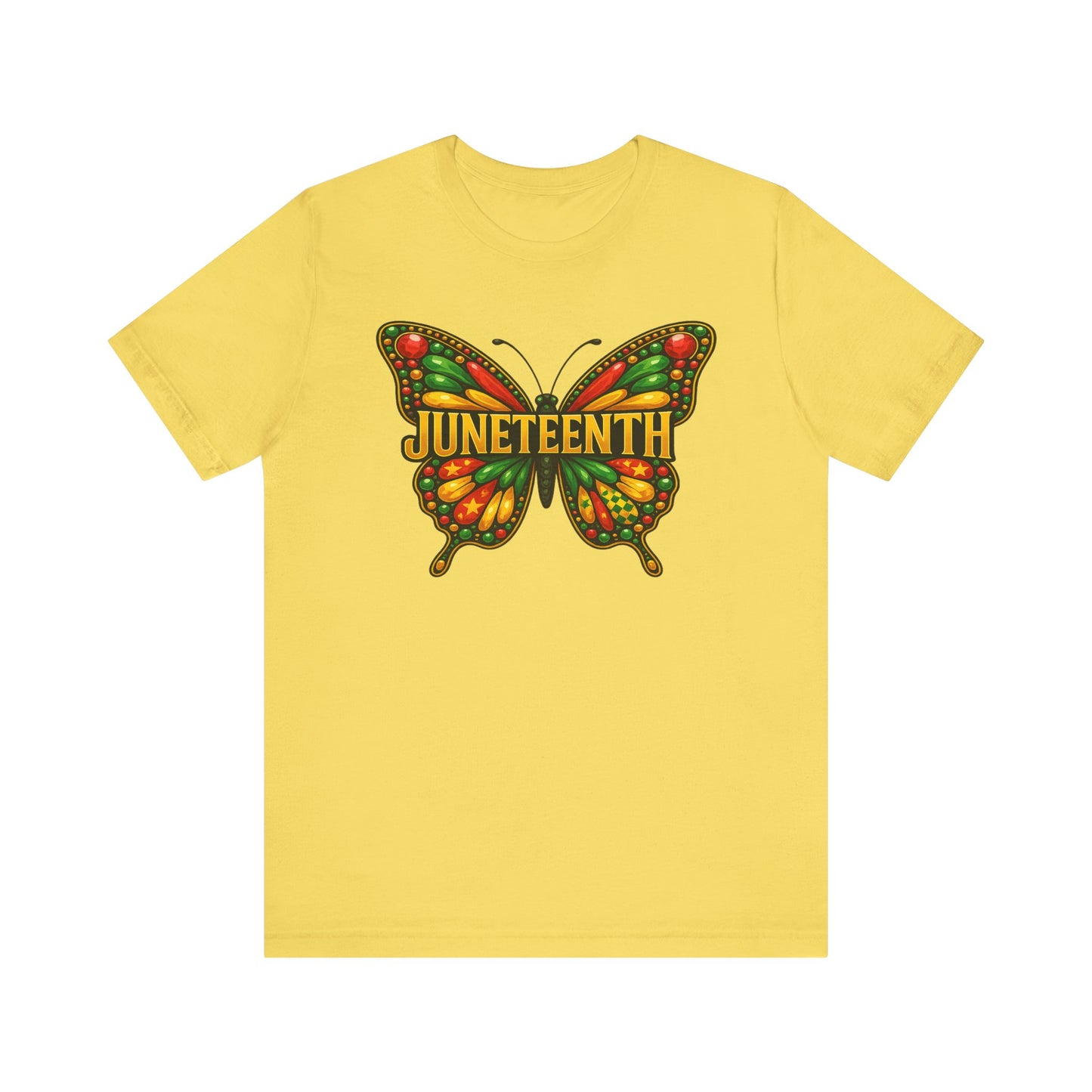 Butterfly Juneteenth Celebration Tee, Unisex Jersey Tee, Freedom Shirt, Equality Apparel, Black History Month Gift, Activist Fashion