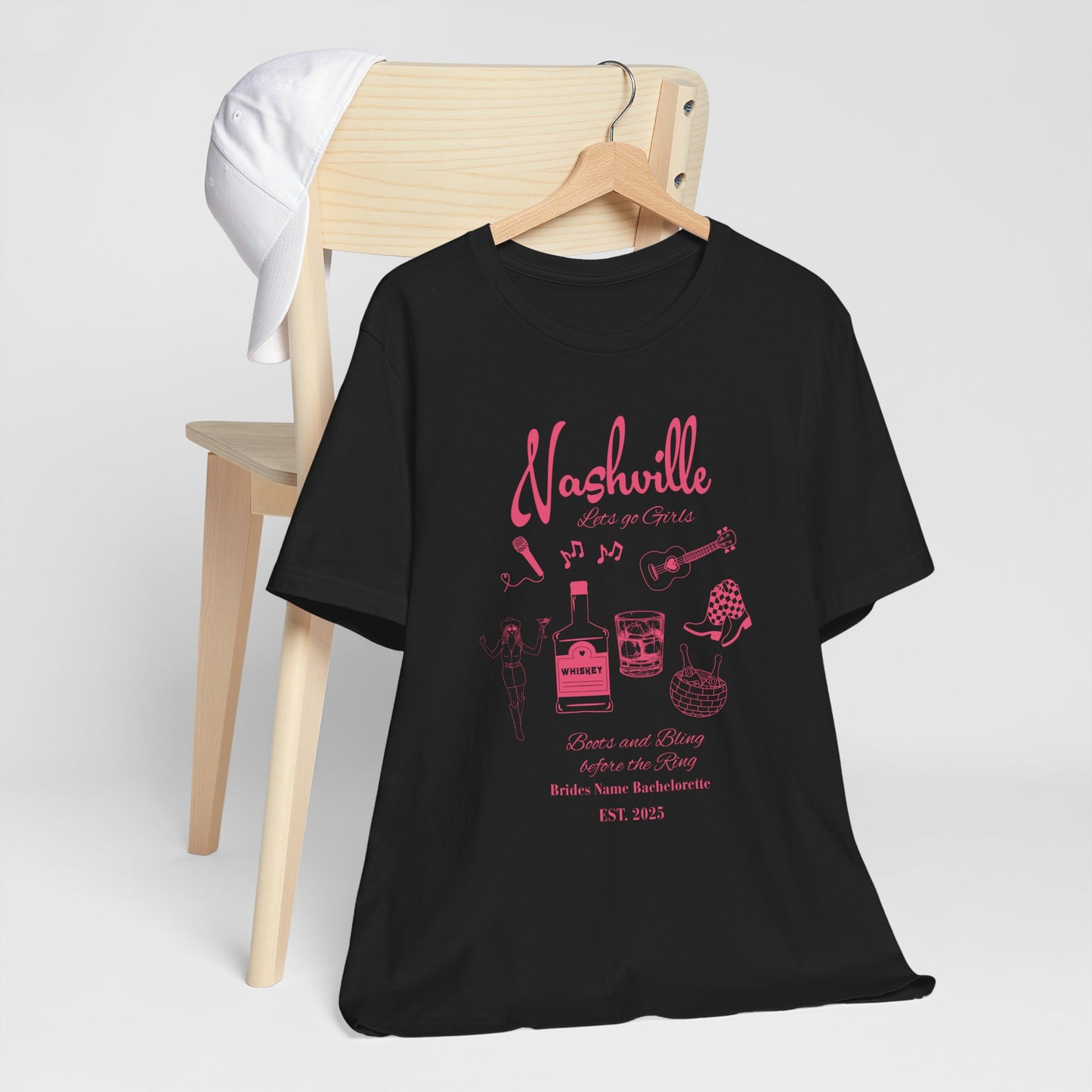 Nashville Bachelorette Party Tee, Fun Vacation Shirt, Travel Souvenir, Girls Night Out, Bride Tribe Apparel, Girls Trip, Nashville Wedding