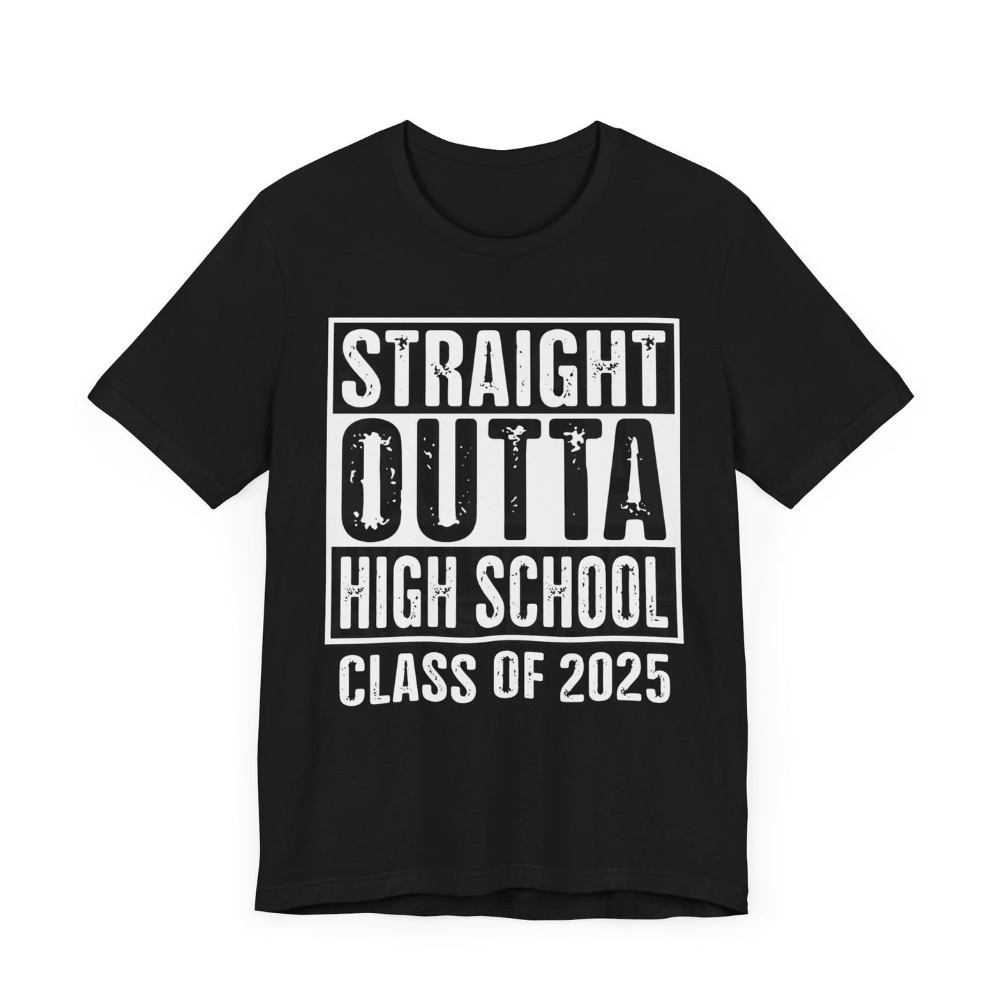 Straight Outta High School Unisex Jersey Short Sleeve Tee