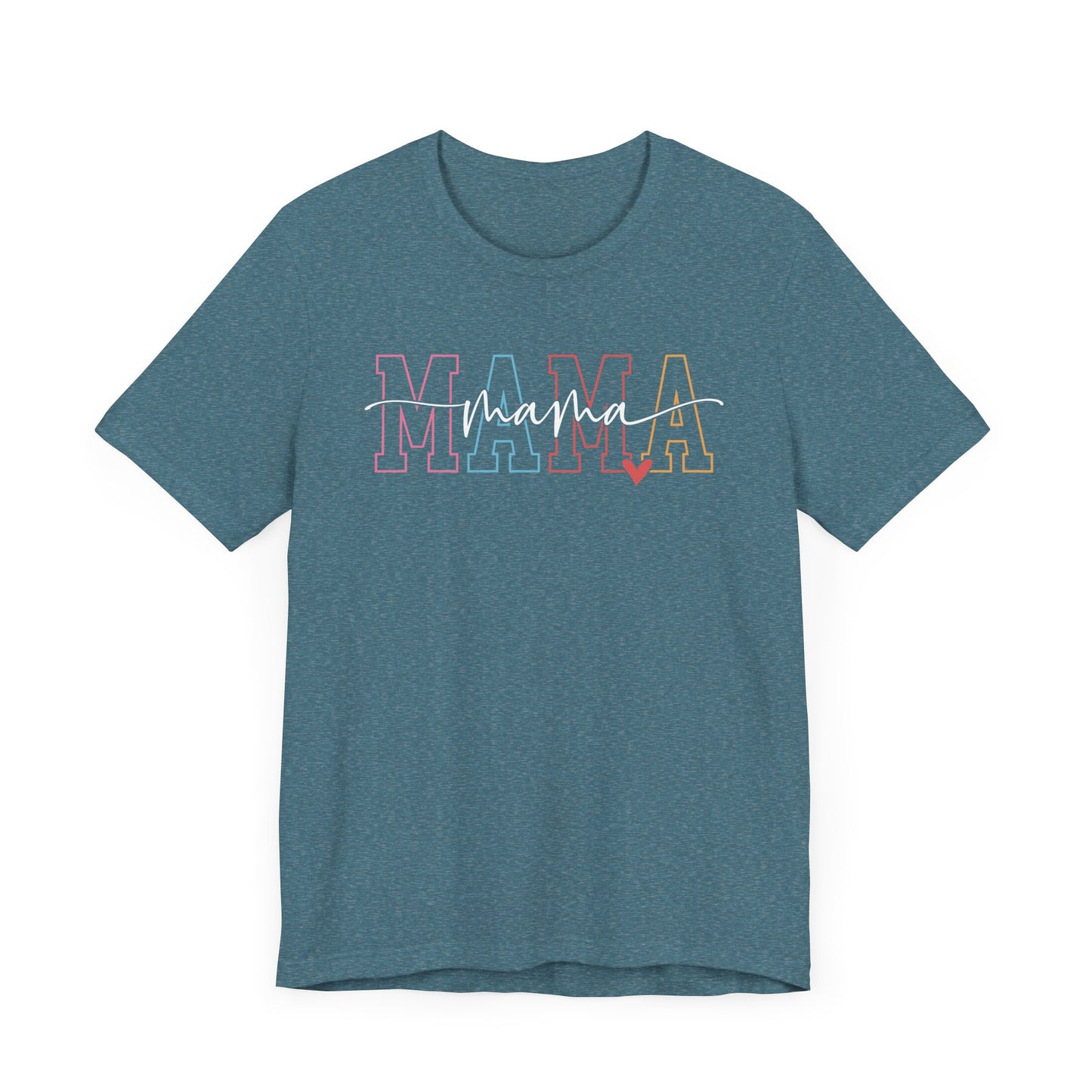 Mama Tee Minimalist design, Gift for Moms, Casual Summer Top, Boho Style Apparel, Unique Mother's Day Gift