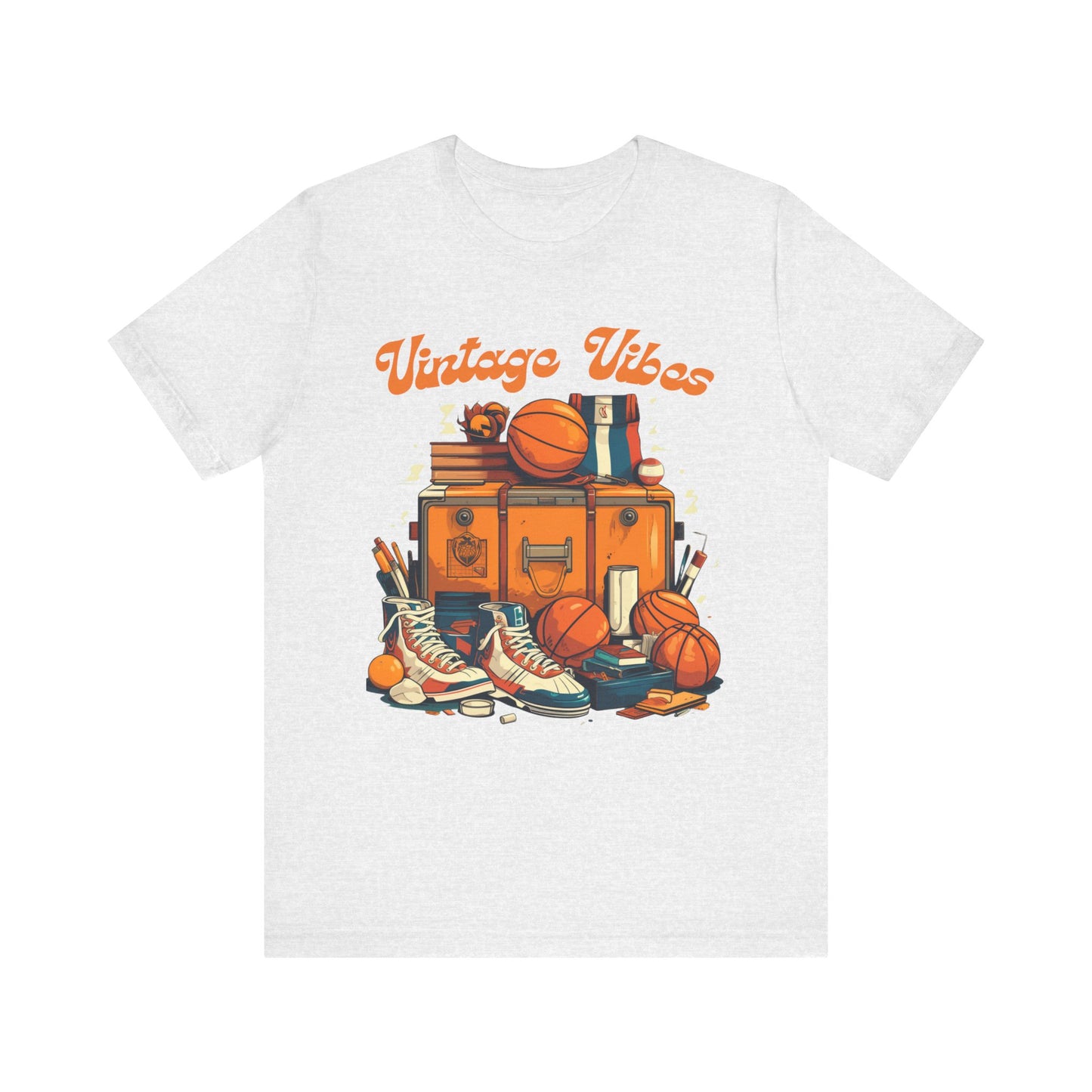 Vintage Vibes Basketball Tee