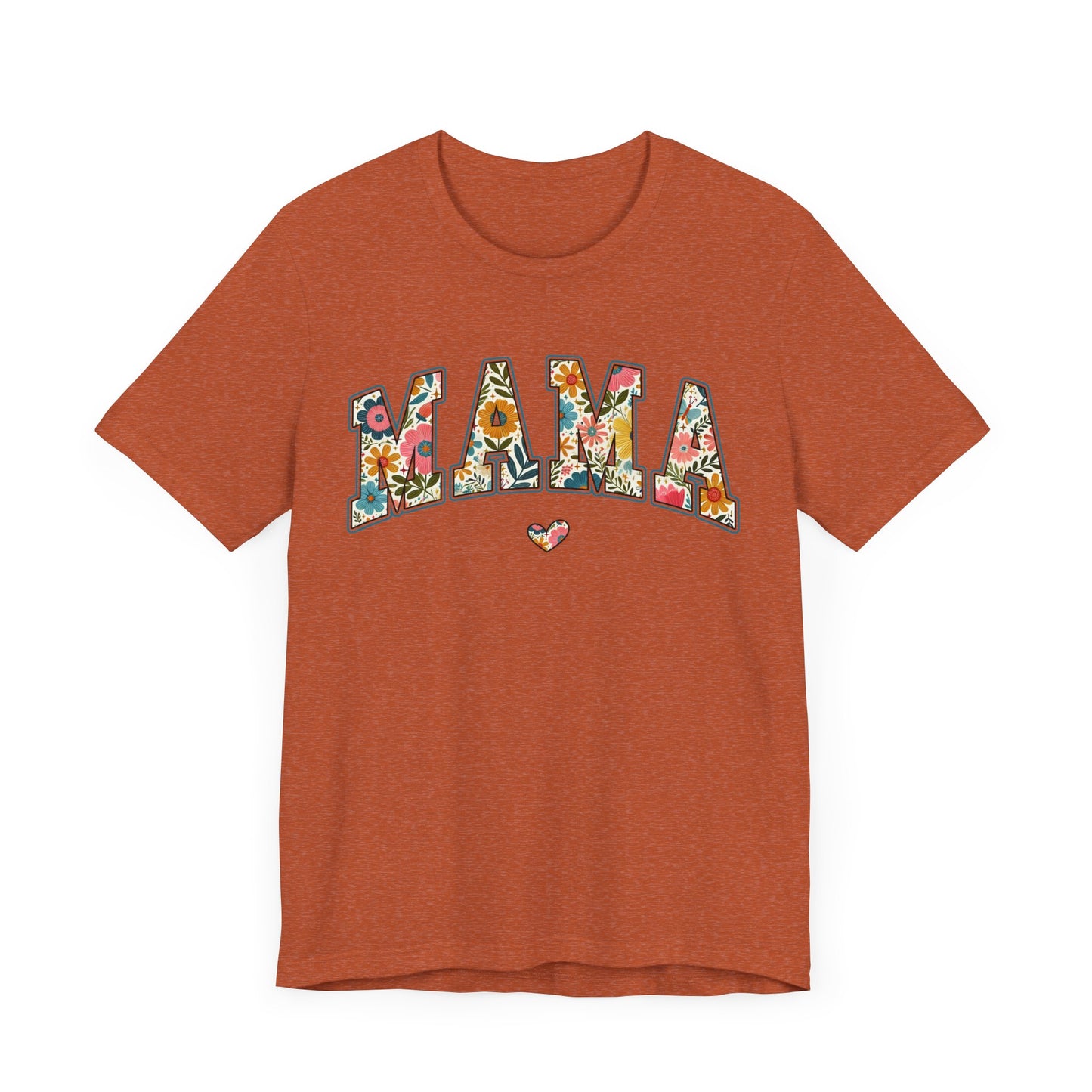Boho Floral Mama Tee Gift for Moms, Casual Summer Top, Boho Style Apparel, Unique Mother's Day Gift