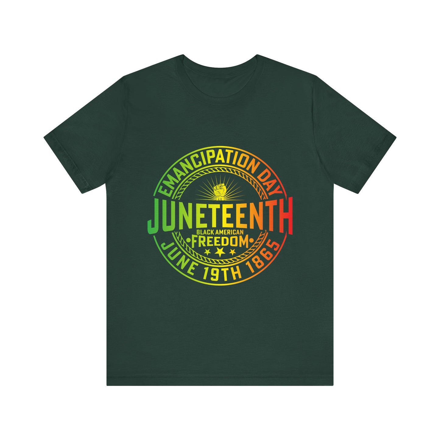 Emancipation Day Juneteenth Celebration Tee, Unisex Jersey Tee, Freedom Shirt, Equality Apparel, Black History Month Gift, Activist Fashion