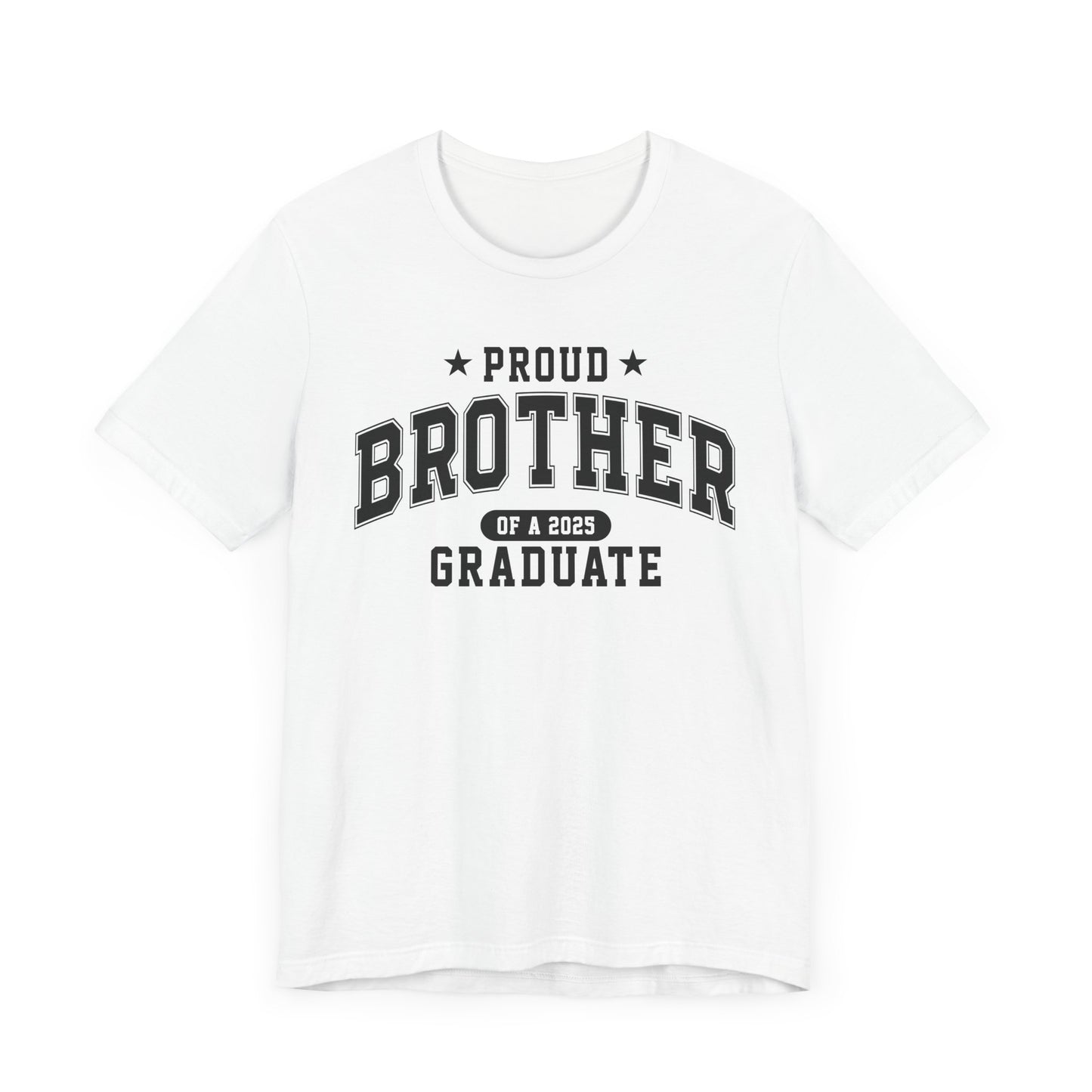 Proud Brother Graduation Tee, Cute Graduation Gift, Unisex Short Sleeve Shirt, Family Celebration Apparel, Sibling Pride T-Shirt