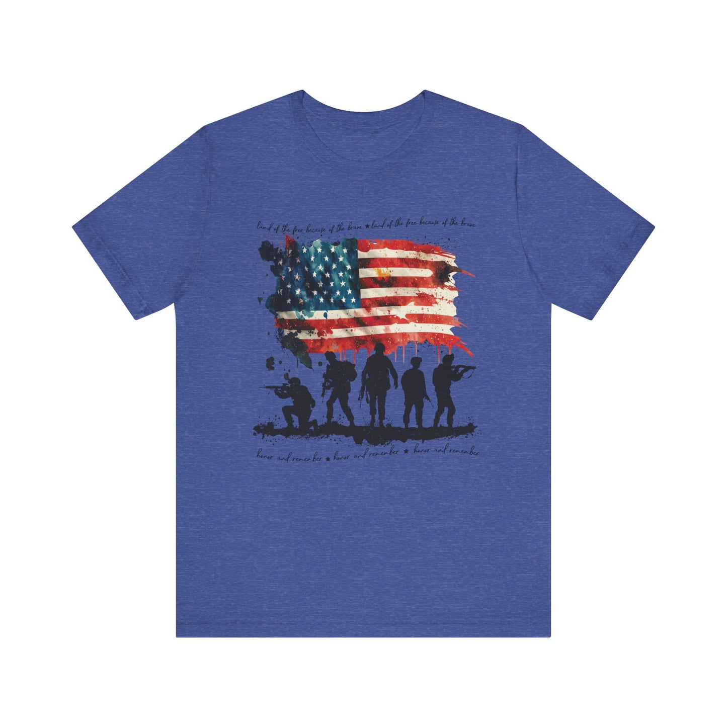 Soldiers and Flag Memorial Day Tee