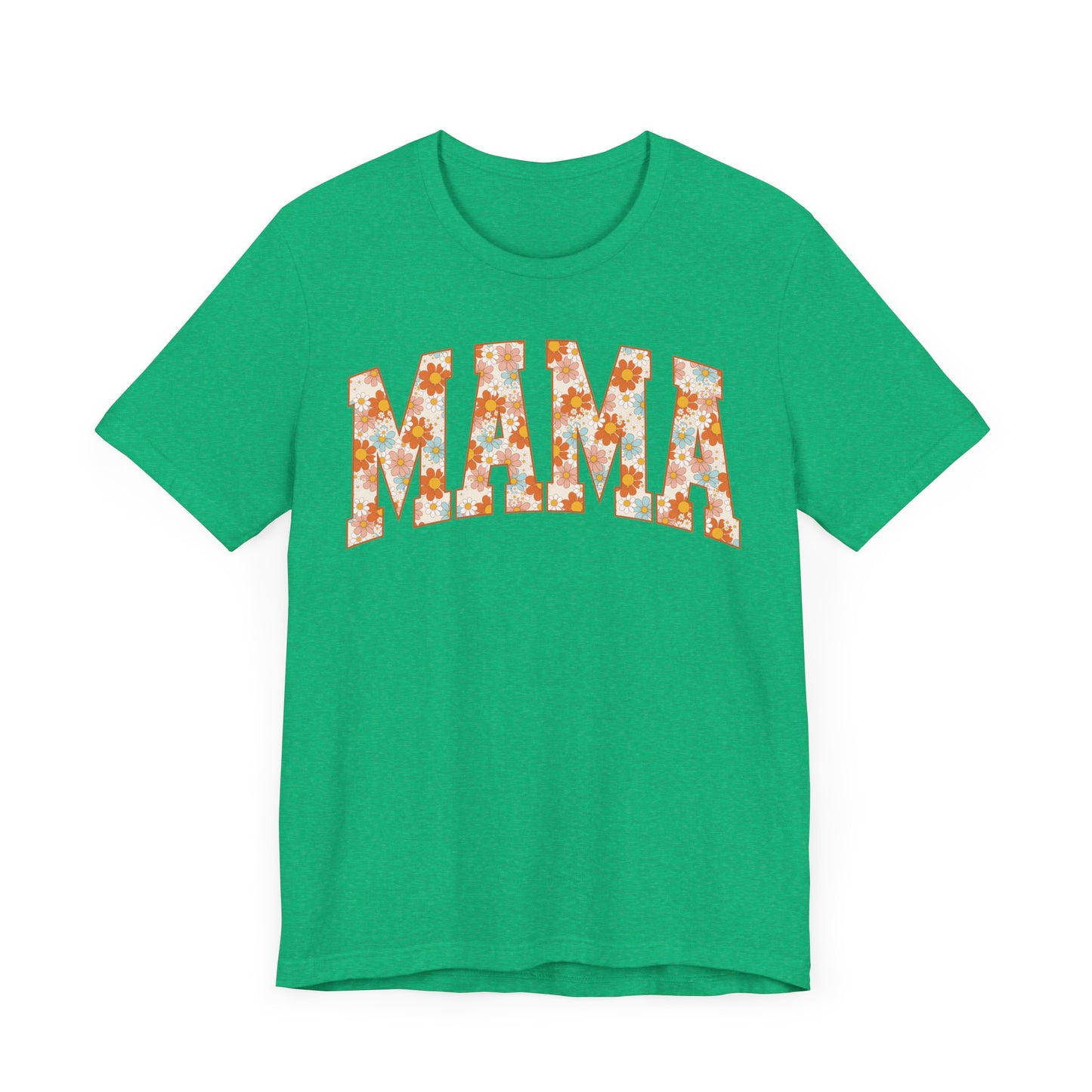 Vintage Floral Mama Tee, Gift for Moms, Casual Summer Top, Boho Style Apparel, Unique Mother's Day Gift