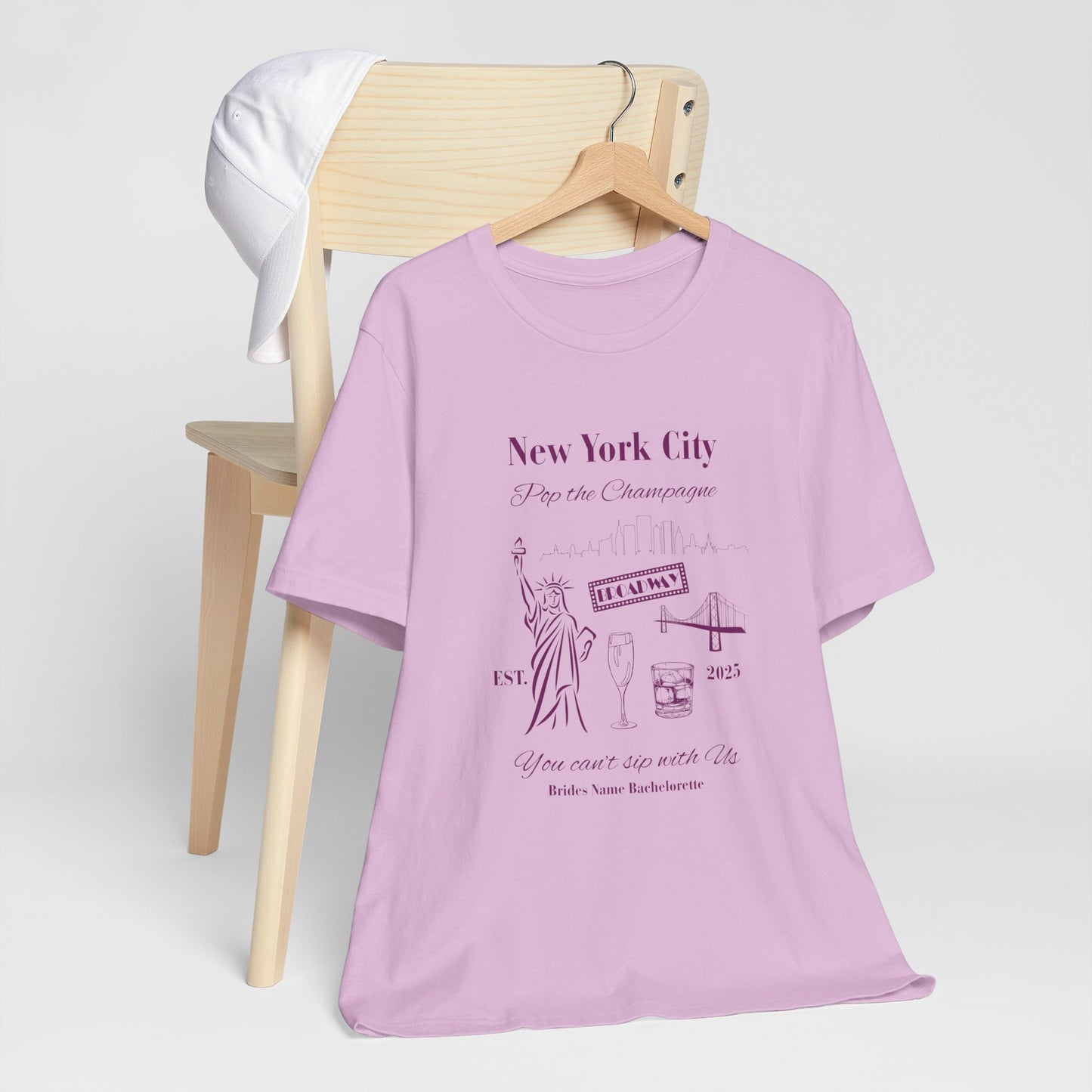 New York City Bachelorette Party Tee, NYC Bridal Party Shirt, Girls Night Out Top, Bride Tribe Apparel, Girls Trip, NYC Wedding, New York NY