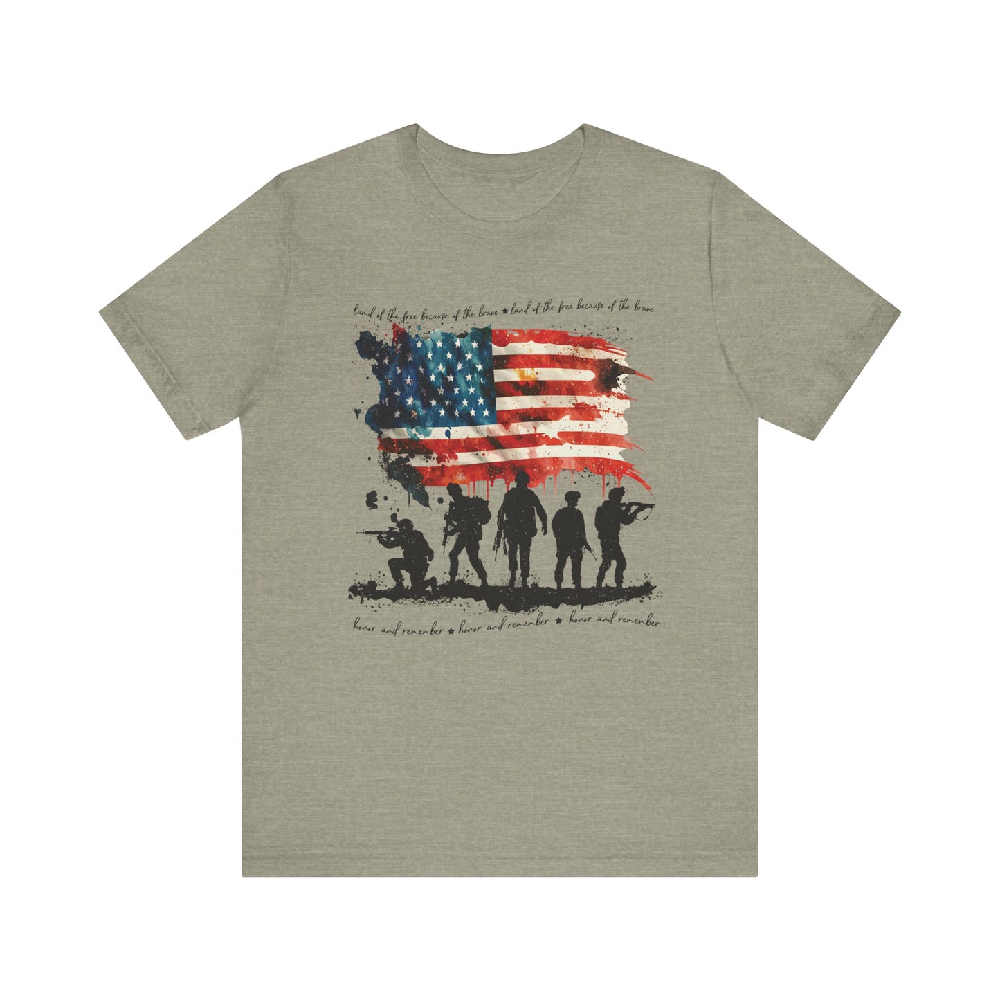 Soldiers and Flag Memorial Day Tee