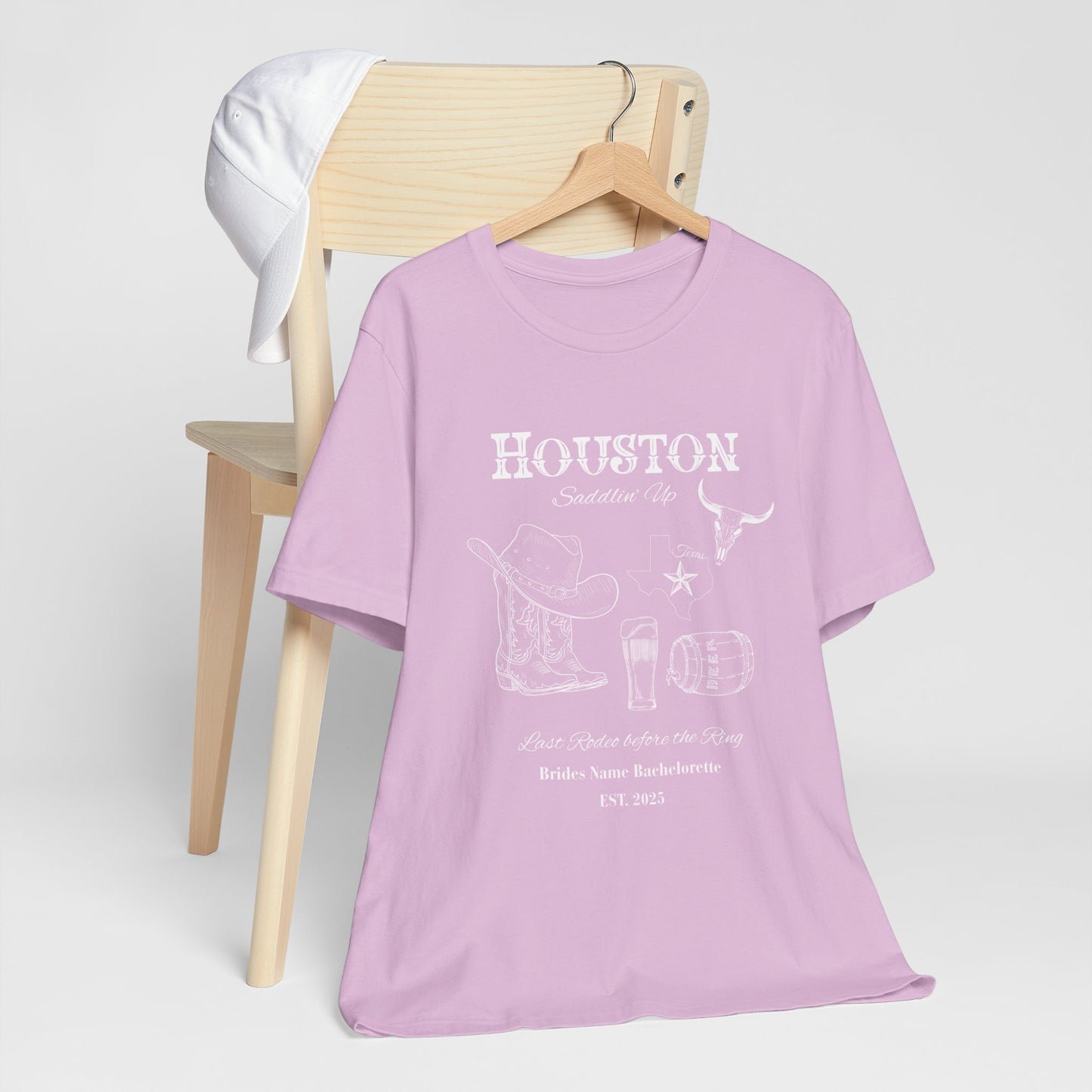 Houston Bachelorette Party Tee, Fun Vacation Shirt, Girls Night Out, Bride Tribe Apparel, Girls Trip, Nashville Wedding (One Shirt Only)