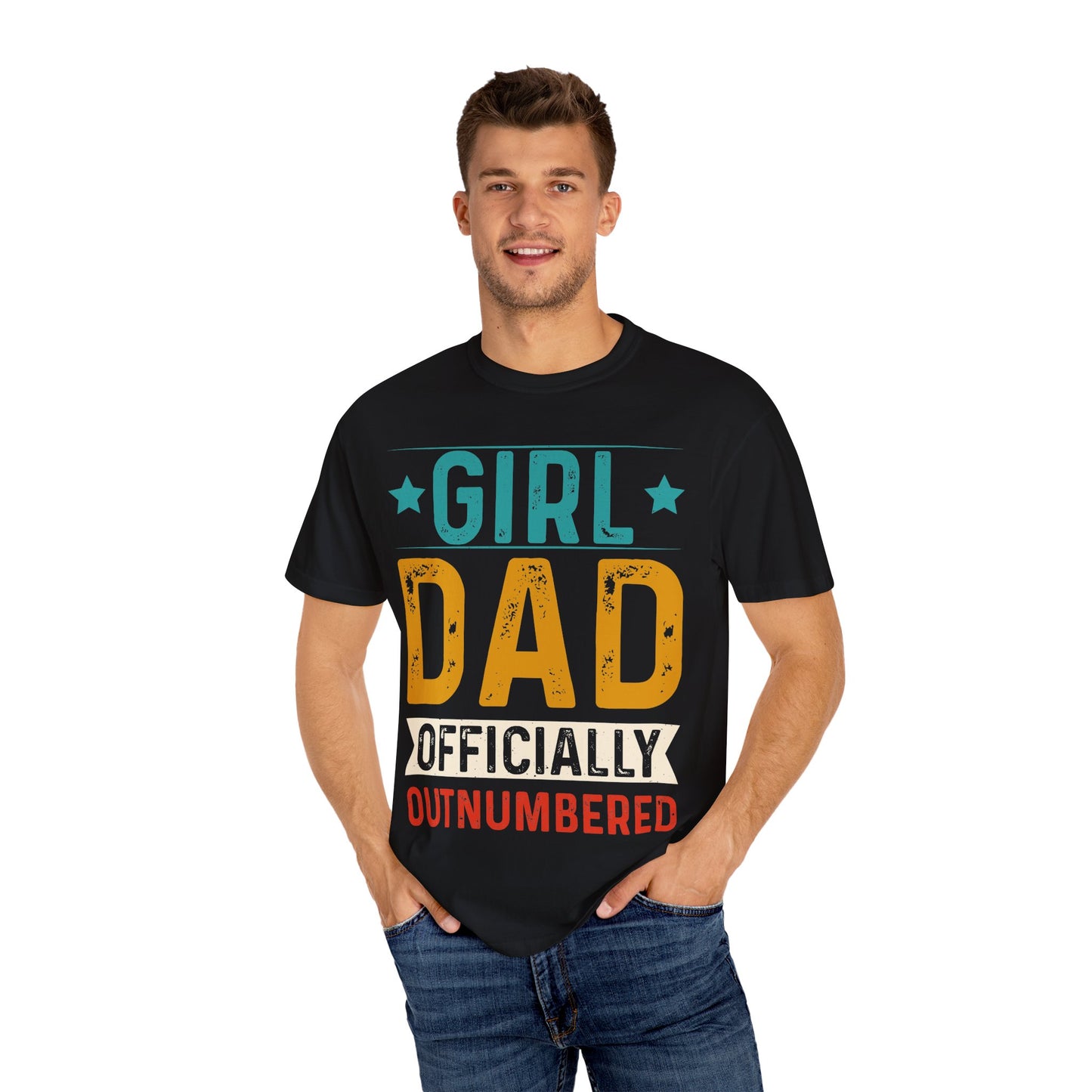 Girl Dad Officially Outnumbered - Color