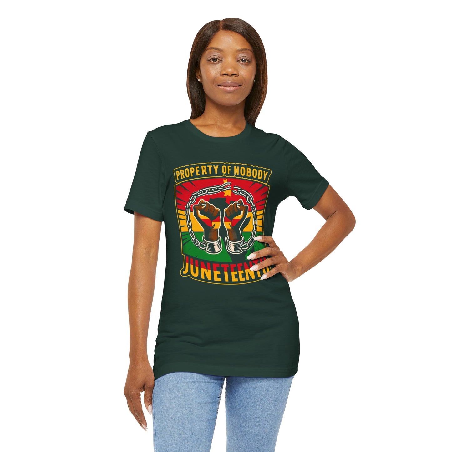 Property of Nobody Juneteenth Celebration Tee, Unisex Jersey Tee, Freedom Shirt, Equality Apparel, Black History Month Gift, Activist Fashion