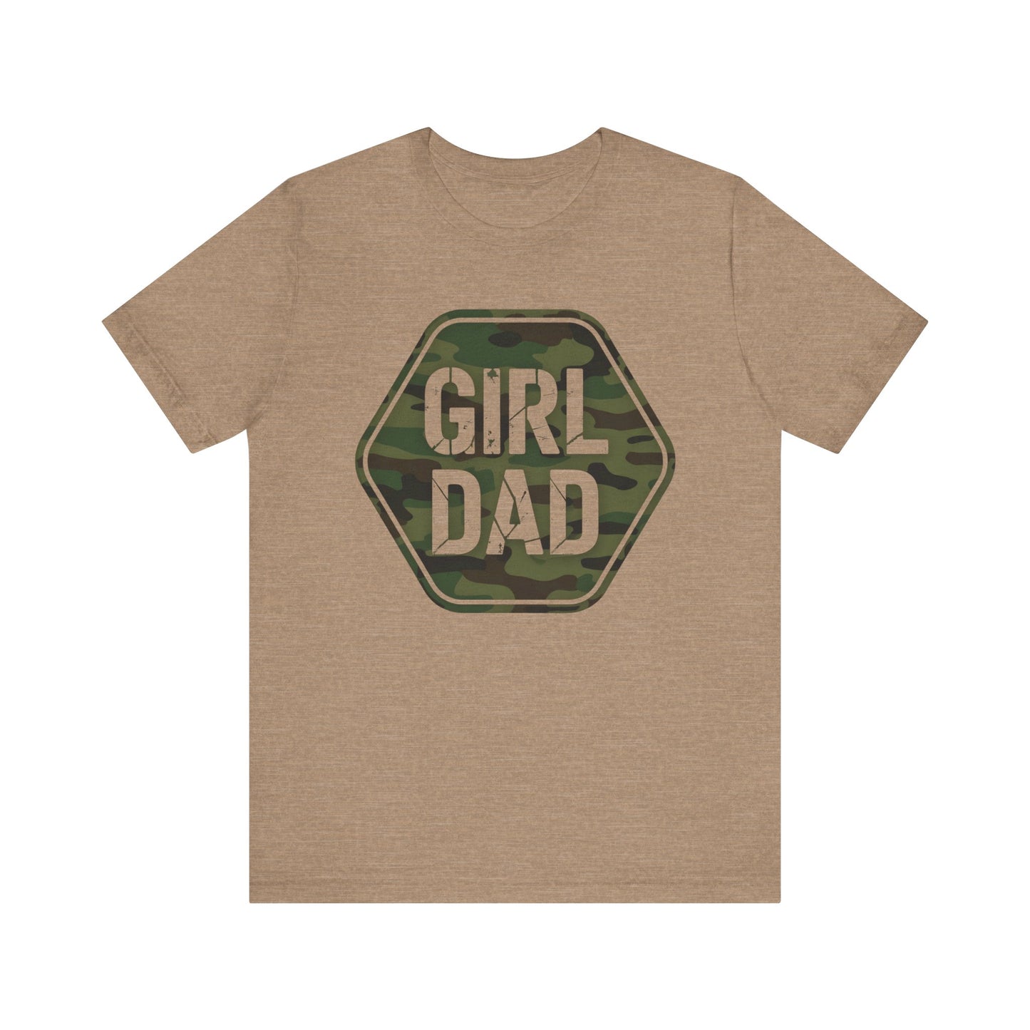 Girl Dad Camo Tee - Perfect for Father's Day, Dad Gifts, Military Family, Casual Wear, Outdoors