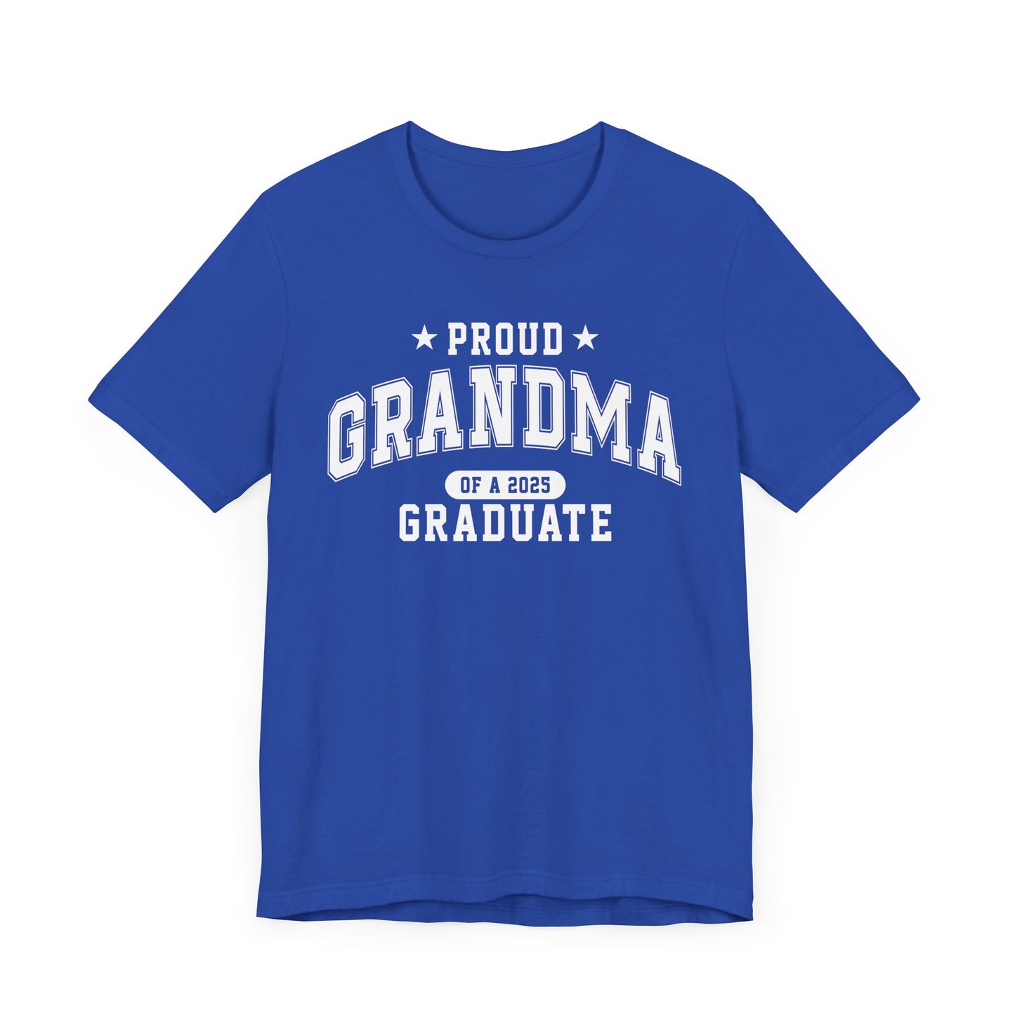 Proud Grandma Graduation Tee, Cute Graduation Gift, Unisex Short Sleeve Shirt, Family Celebration Apparel, Grandparent Pride T-Shirt