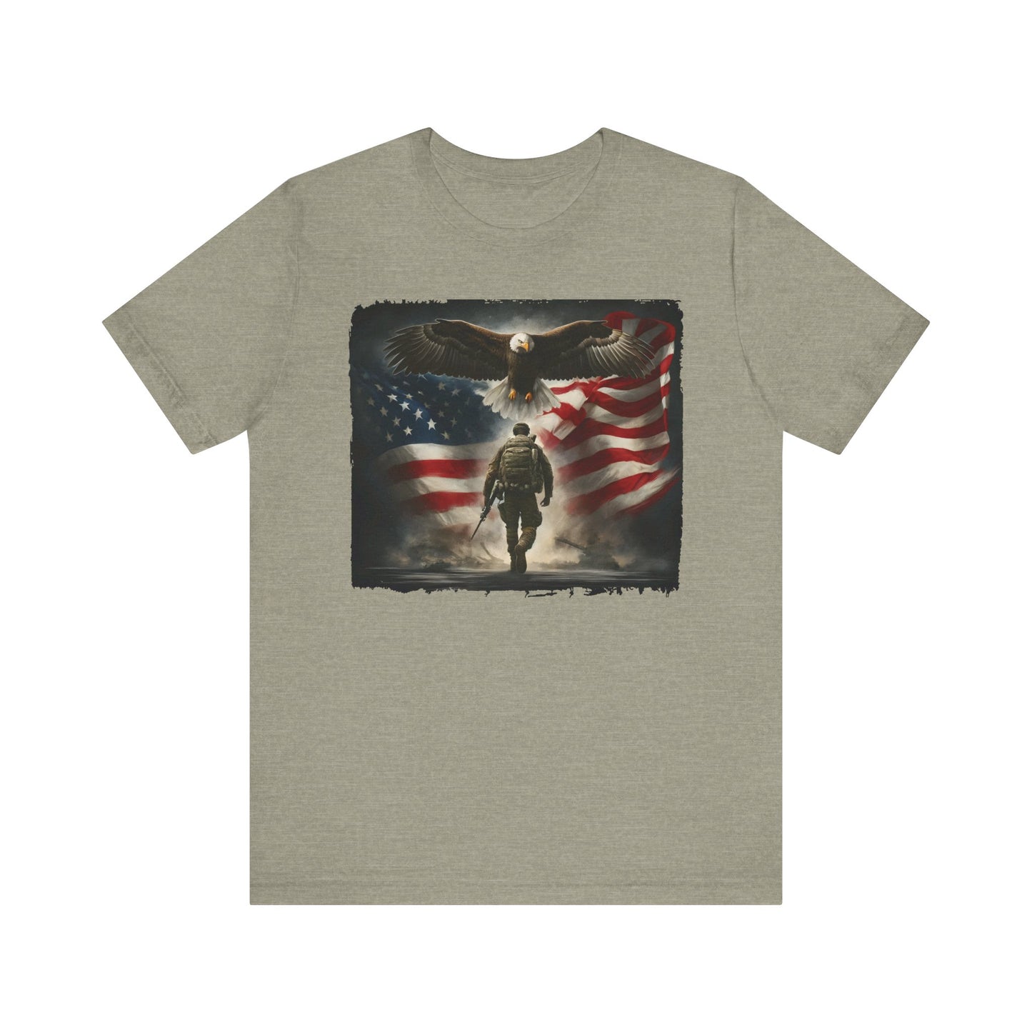 Soldier w/ Eagle & Flag Memorial Day Tee