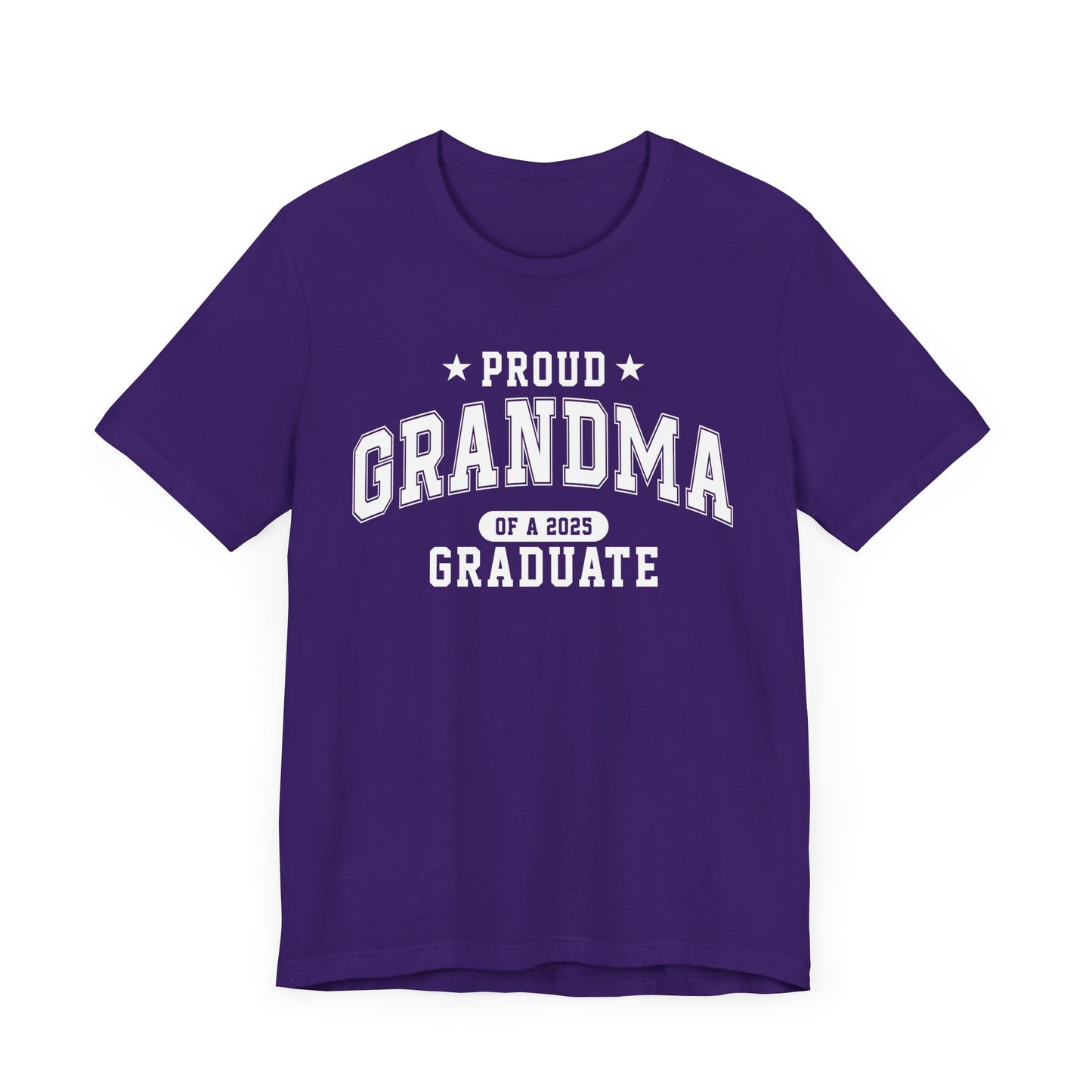 Proud Grandma Graduation Tee, Cute Graduation Gift, Unisex Short Sleeve Shirt, Family Celebration Apparel, Grandparent Pride T-Shirt