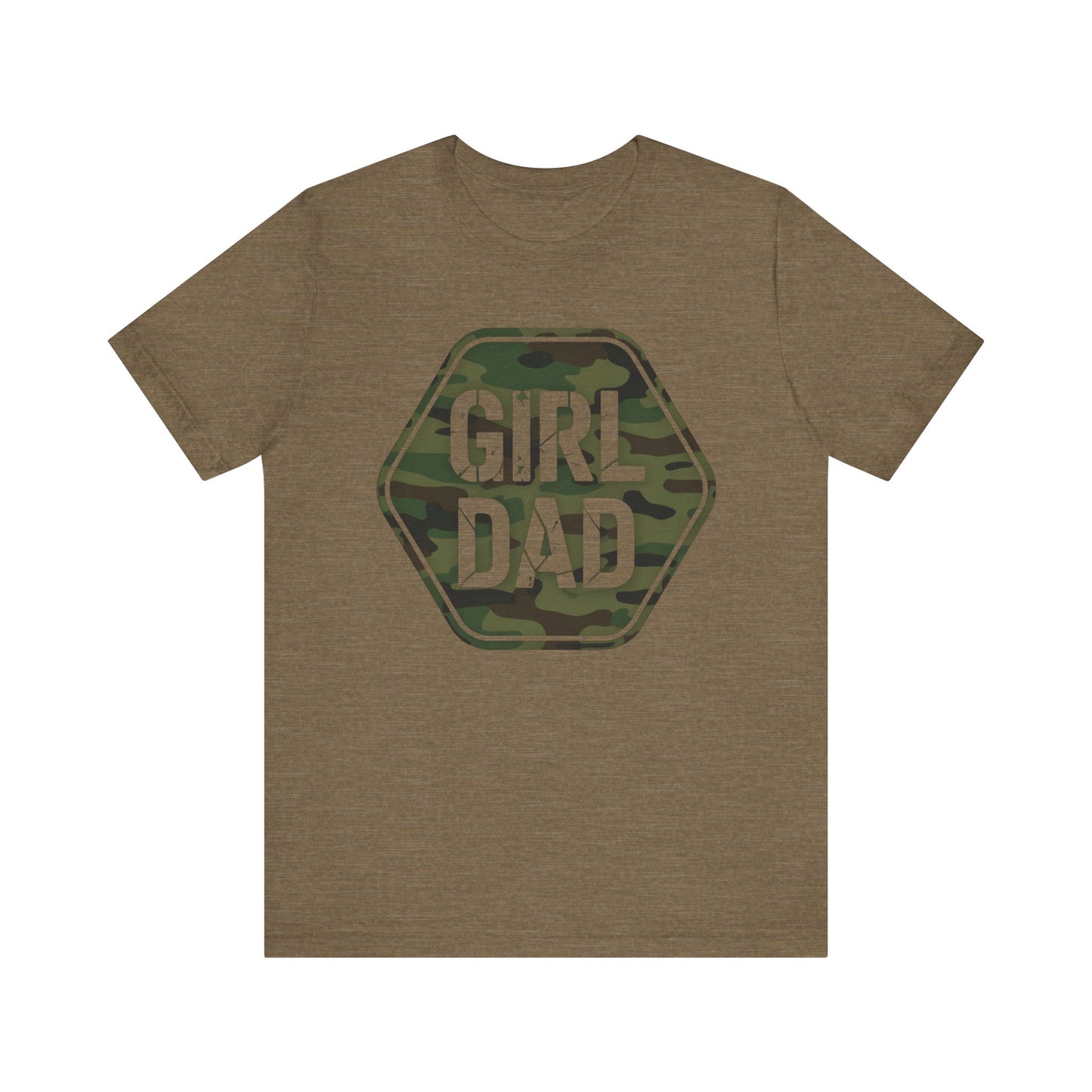 Girl Dad Camo Tee - Perfect for Father's Day, Dad Gifts, Military Family, Casual Wear, Outdoors