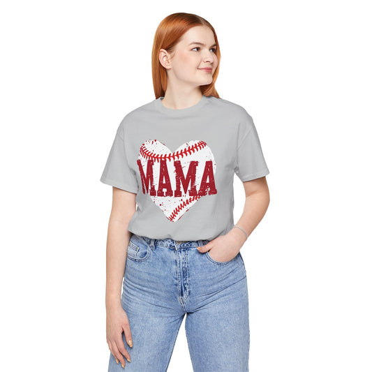 Baseball Mama Unisex Jersey Tee for Sports Moms