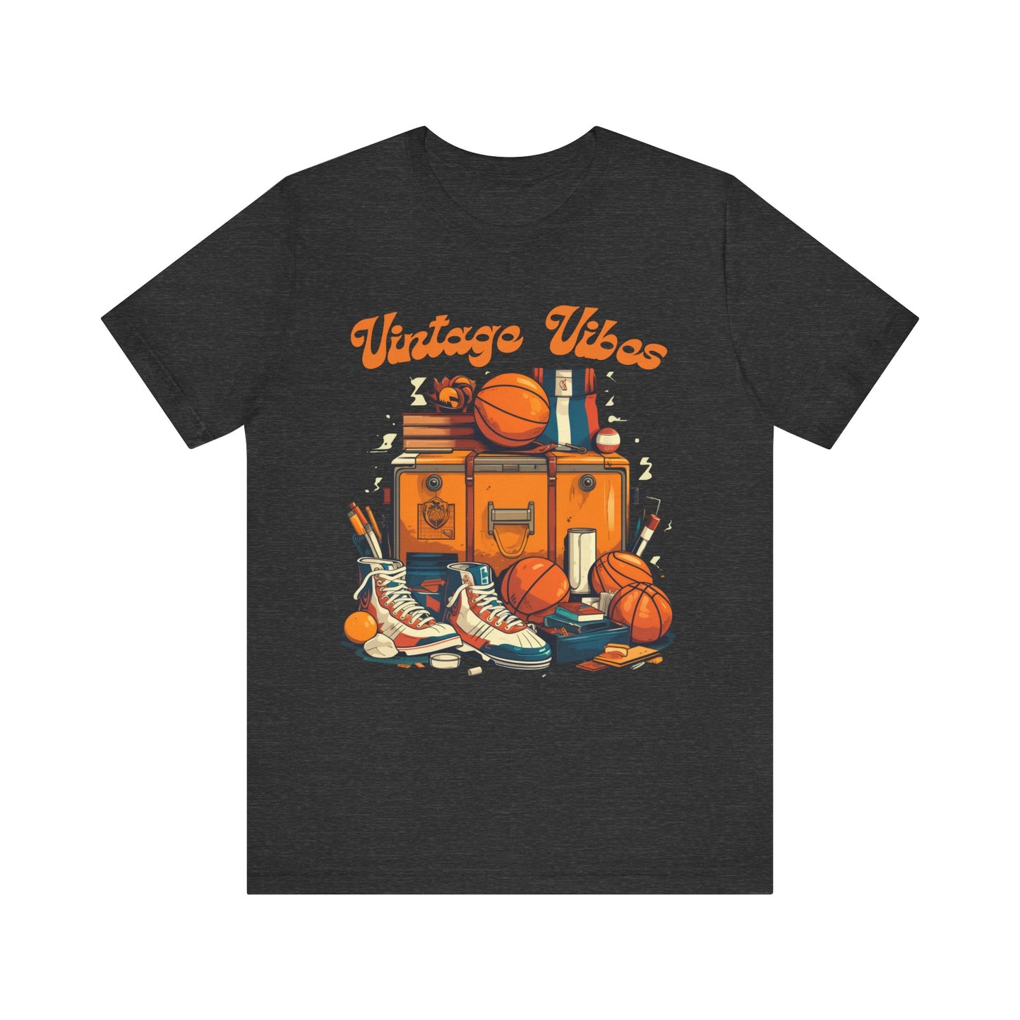 Vintage Vibes Basketball Tee