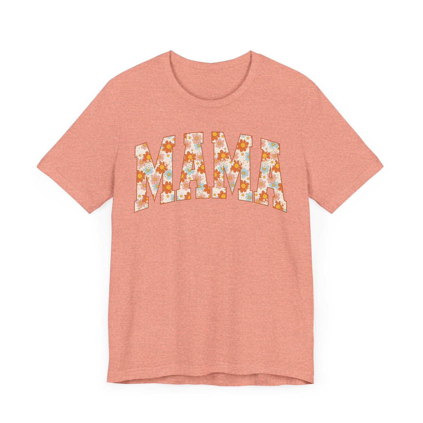 Vintage Floral Mama Tee, Gift for Moms, Casual Summer Top, Boho Style Apparel, Unique Mother's Day Gift