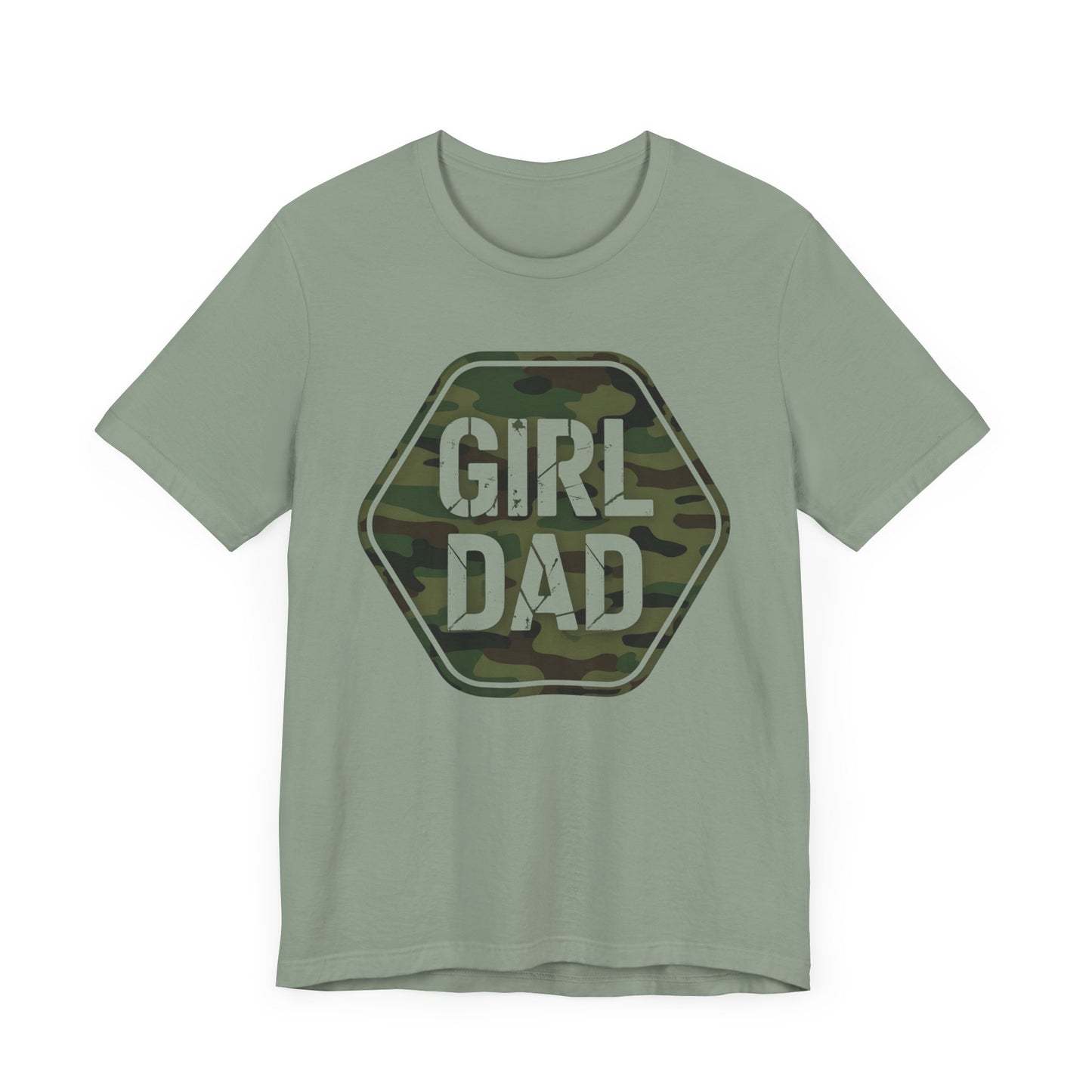 Girl Dad Camo Tee - Perfect for Father's Day, Dad Gifts, Military Family, Casual Wear, Outdoors