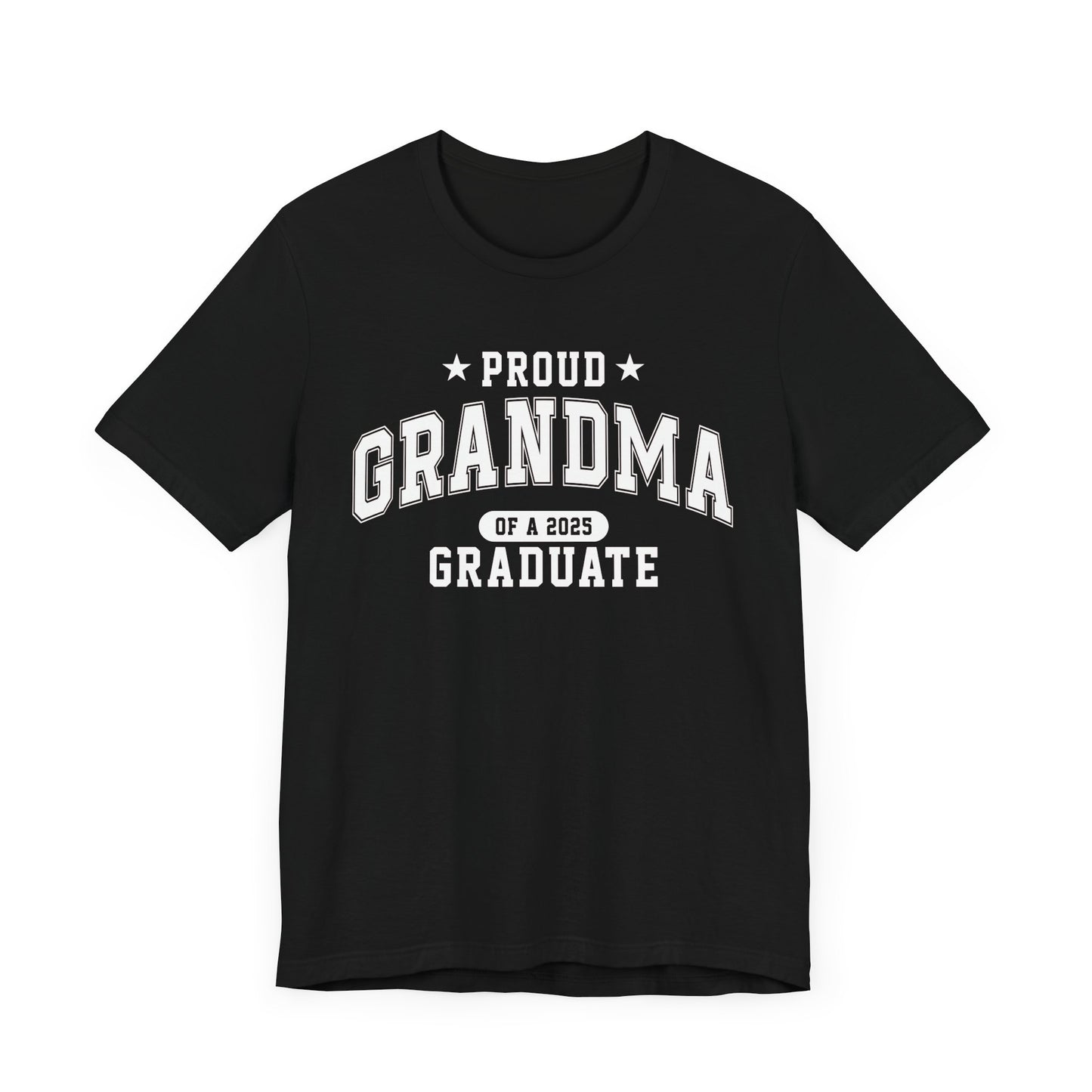 Proud Grandma Graduation Tee, Cute Graduation Gift, Unisex Short Sleeve Shirt, Family Celebration Apparel, Grandparent Pride T-Shirt