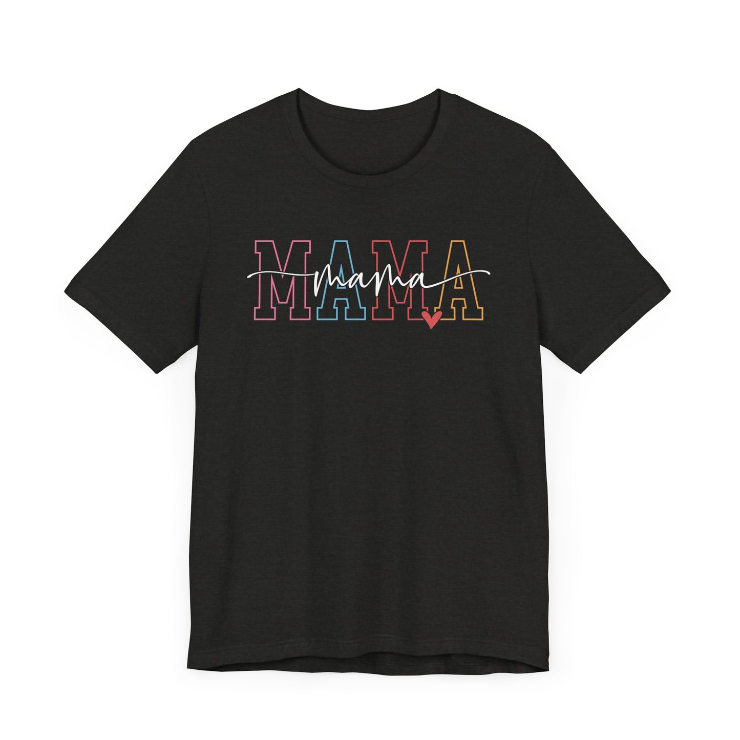 Mama Tee Minimalist design, Gift for Moms, Casual Summer Top, Boho Style Apparel, Unique Mother's Day Gift
