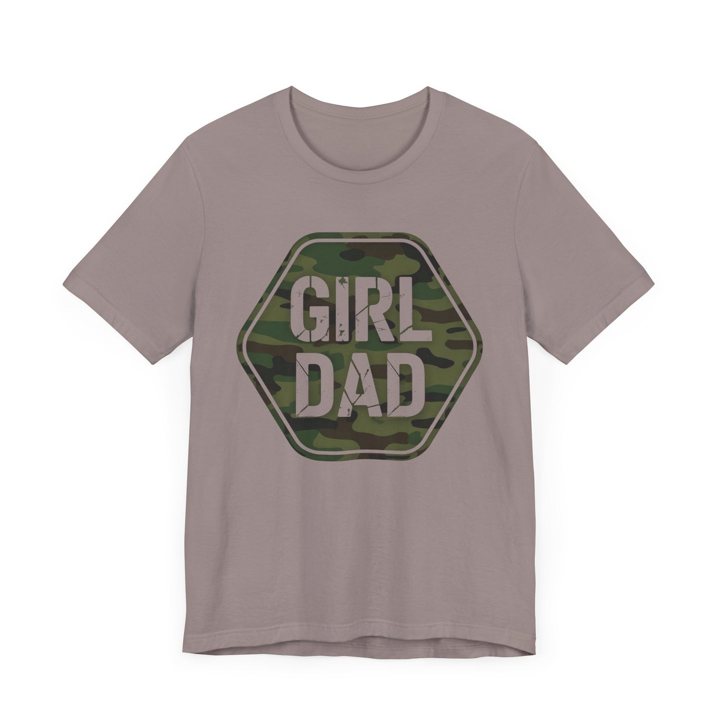 Girl Dad Camo Tee - Perfect for Father's Day, Dad Gifts, Military Family, Casual Wear, Outdoors