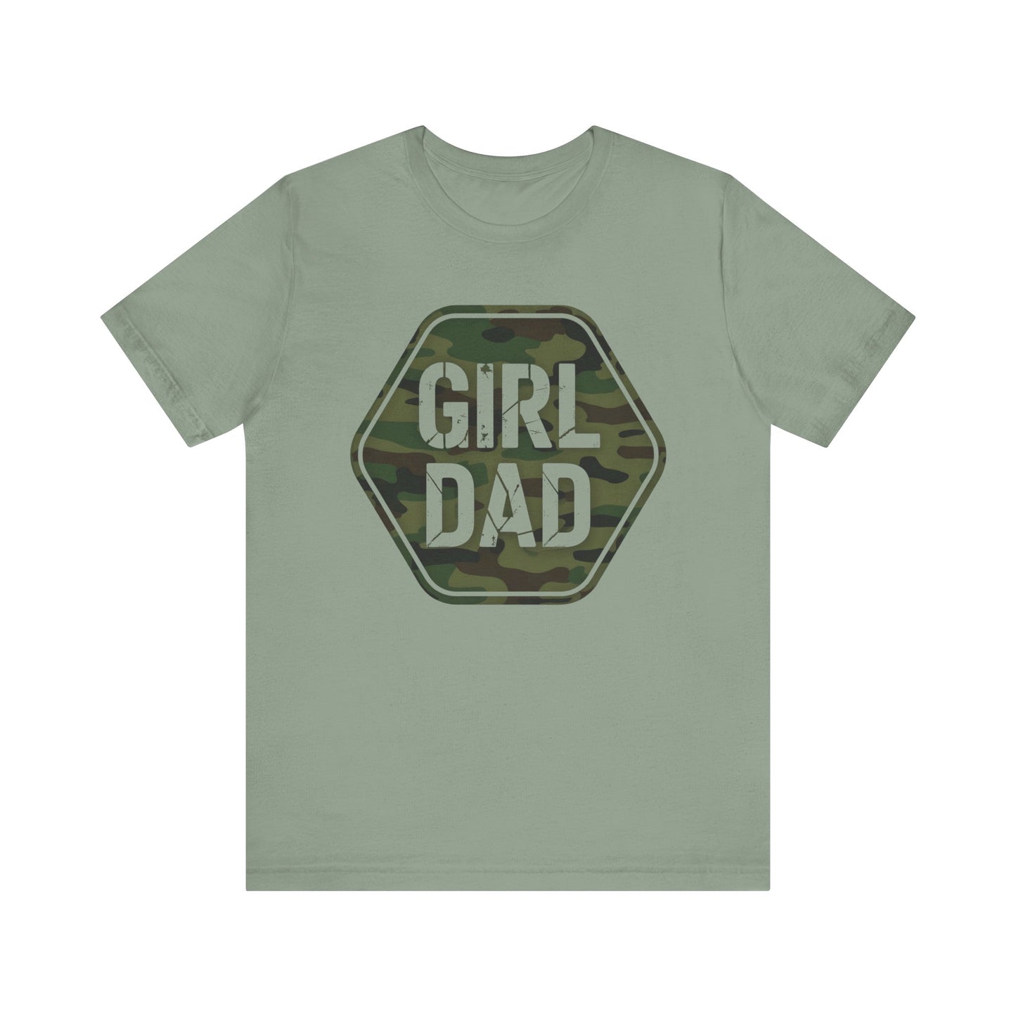 Girl Dad Camo Tee - Perfect for Father's Day, Dad Gifts, Military Family, Casual Wear, Outdoors