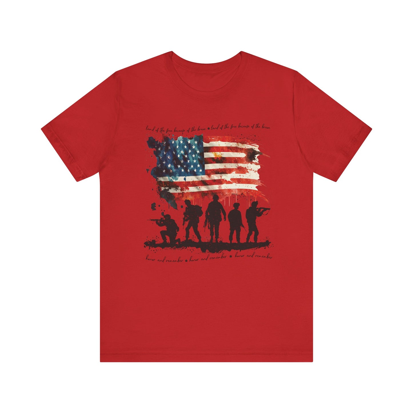 Soldiers and Flag Memorial Day Tee