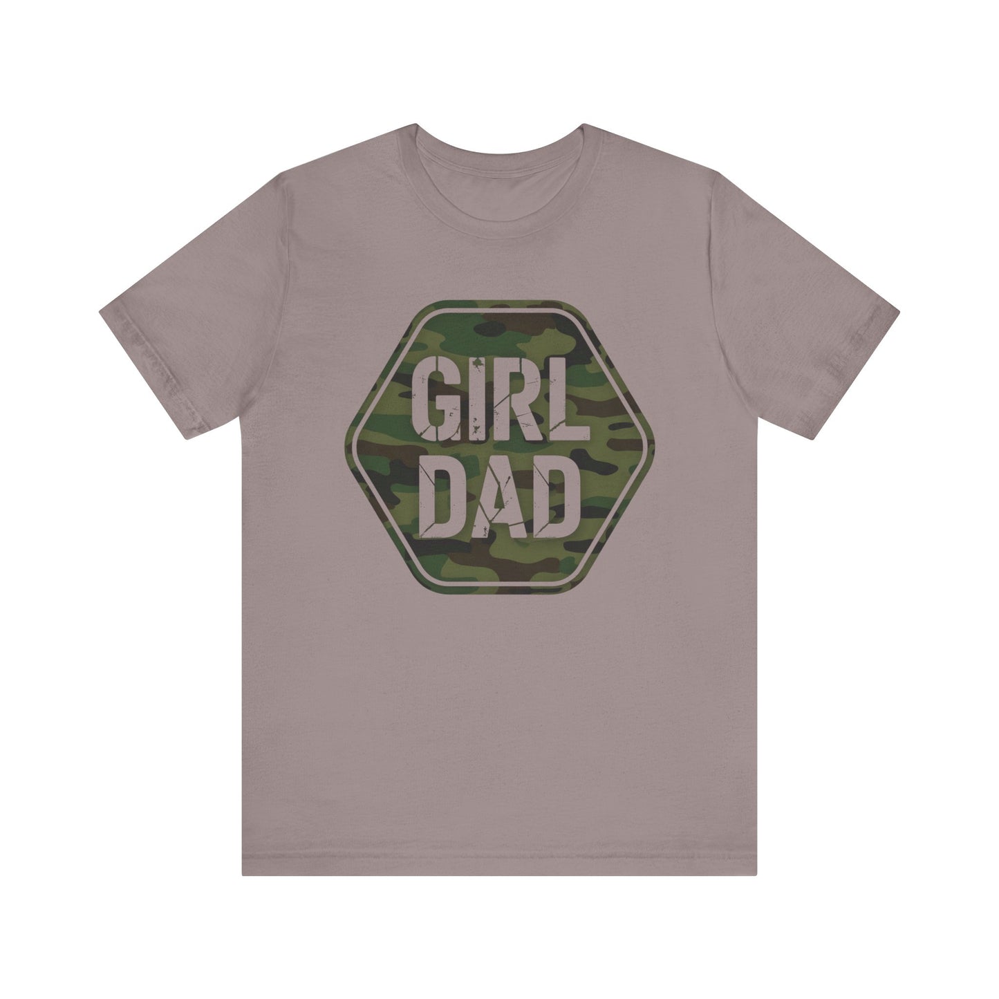 Girl Dad Camo Tee - Perfect for Father's Day, Dad Gifts, Military Family, Casual Wear, Outdoors