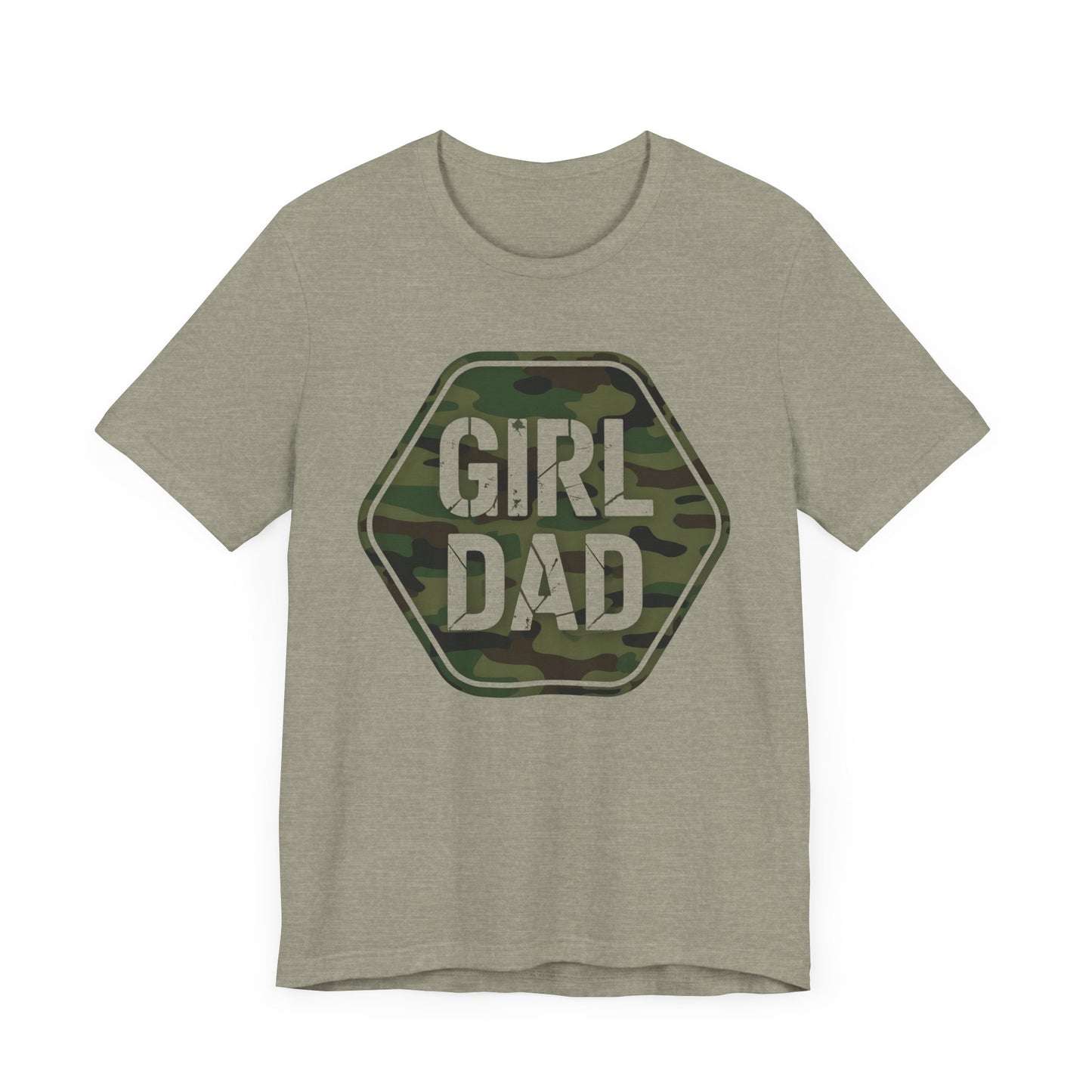 Girl Dad Camo Tee - Perfect for Father's Day, Dad Gifts, Military Family, Casual Wear, Outdoors