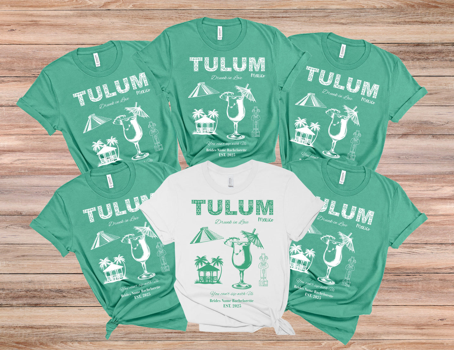 Tulum Mexico Bachelorette Party Tee, Bachelorette Shirt, Travel Tshirt, Girls Night Out Top, Bride Tribe Apparel, Girls Trip, Tulum Wedding