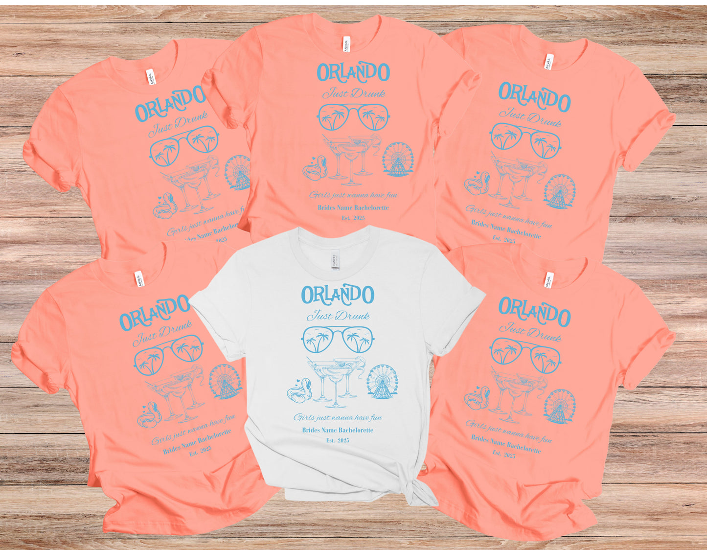 Orlando Bachelorette Party Tee, Fun Vacation Shirt, Travel Souvenir, Girls Night Out Top, Bride Tribe Apparel, Girls Trip, Vegas Wedding