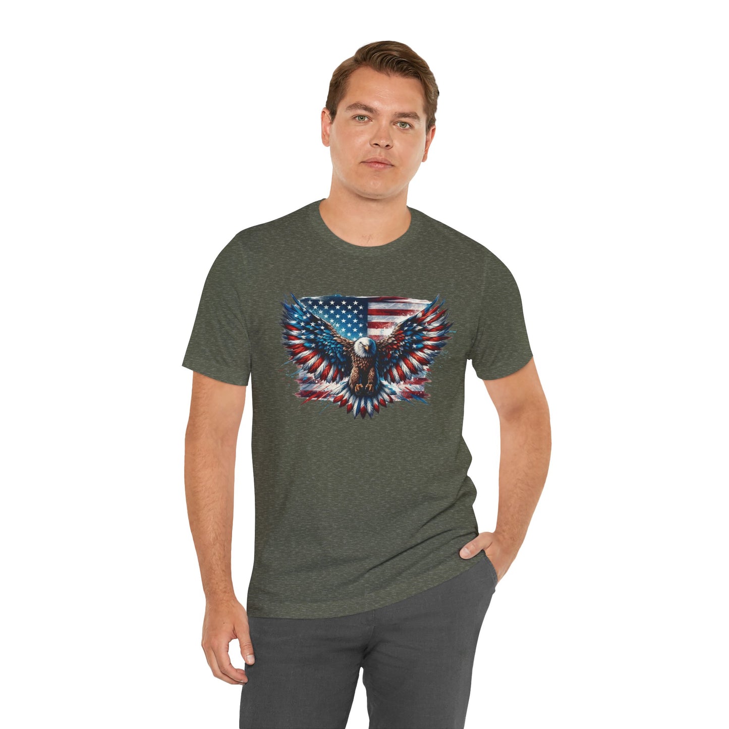 Eagle & Flag Memorial Day Tee