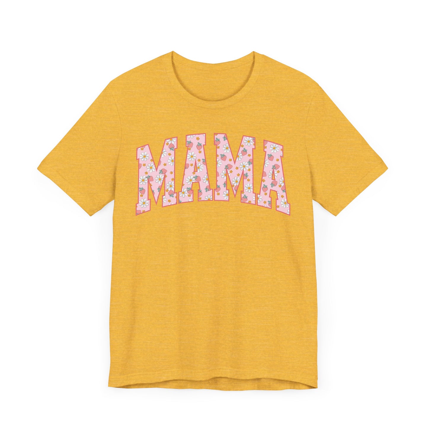 Vintage Floral 2 Mama Tee with a Bow, Gift for Moms, Casual Summer Top, Boho Style Apparel, Unique Mother's Day Gift
