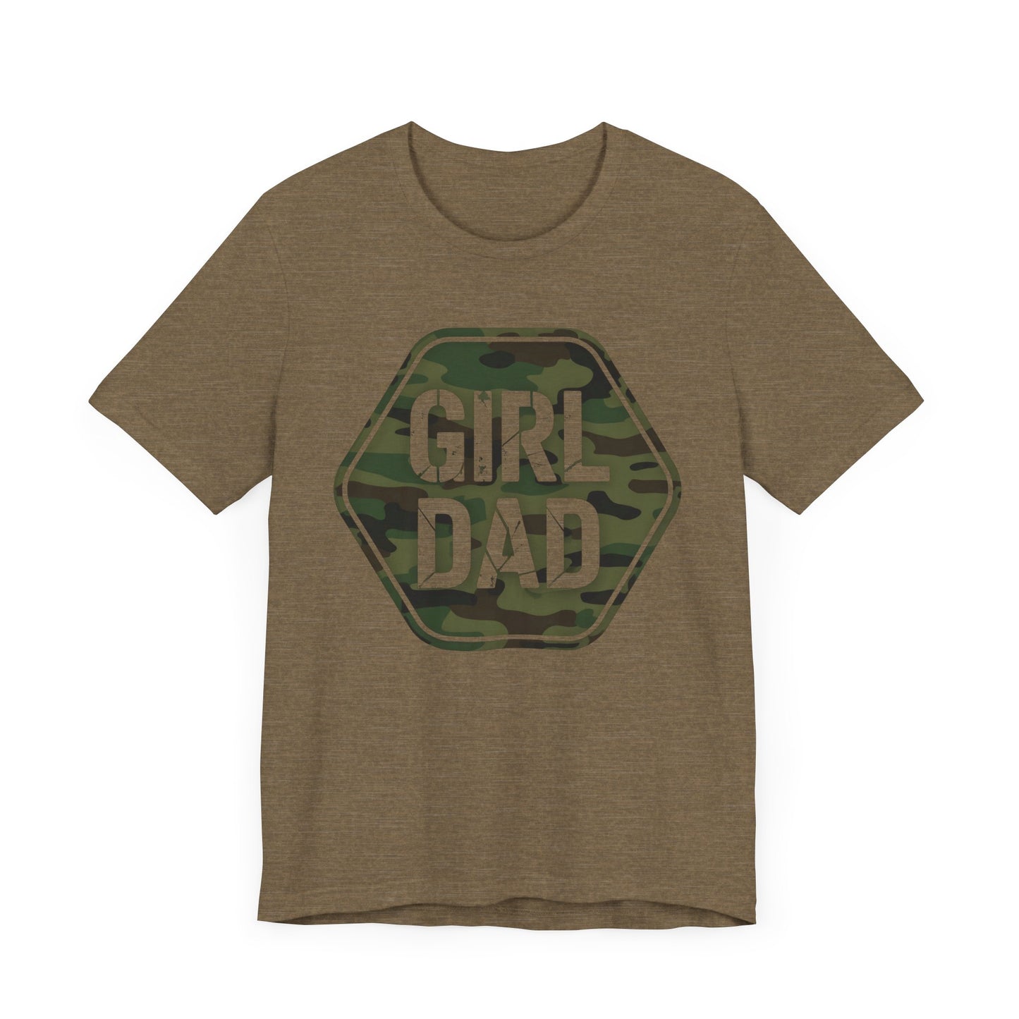 Girl Dad Camo Tee - Perfect for Father's Day, Dad Gifts, Military Family, Casual Wear, Outdoors