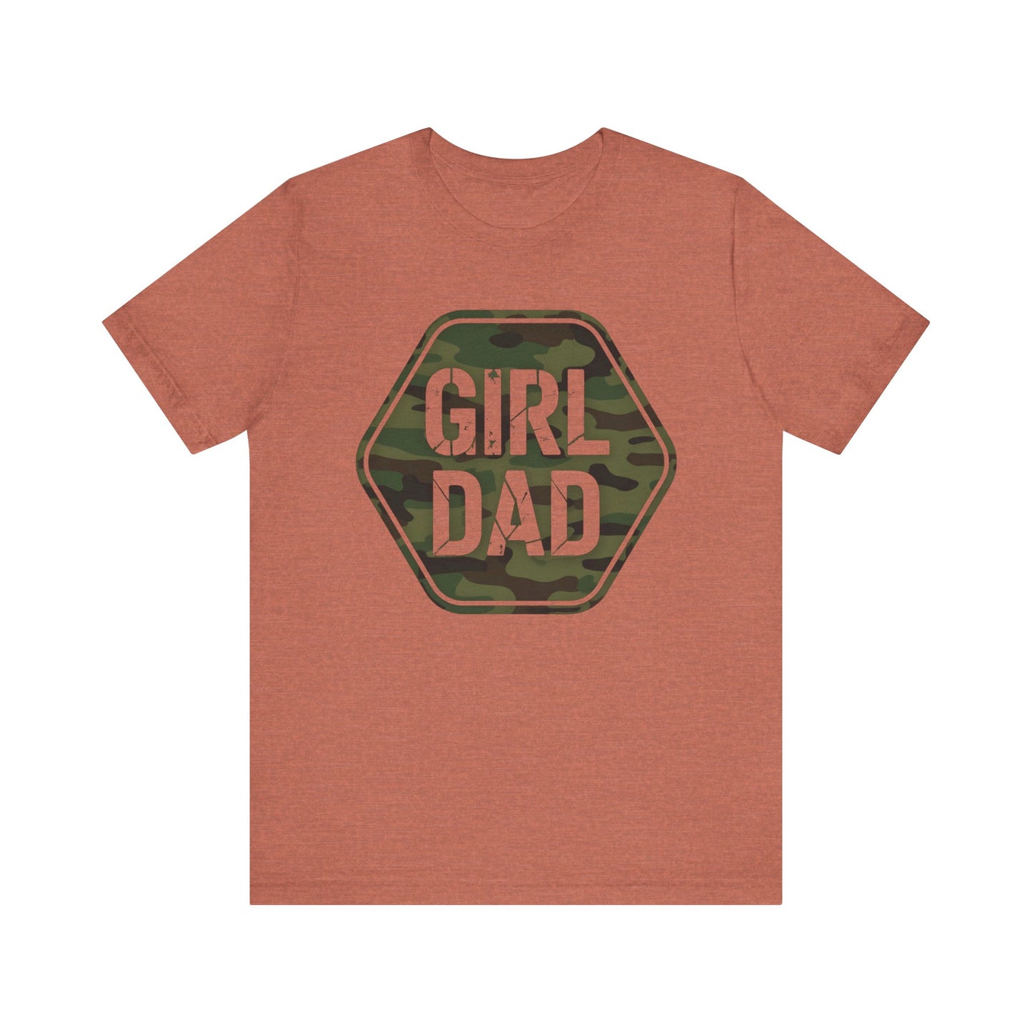 Girl Dad Camo Tee - Perfect for Father's Day, Dad Gifts, Military Family, Casual Wear, Outdoors