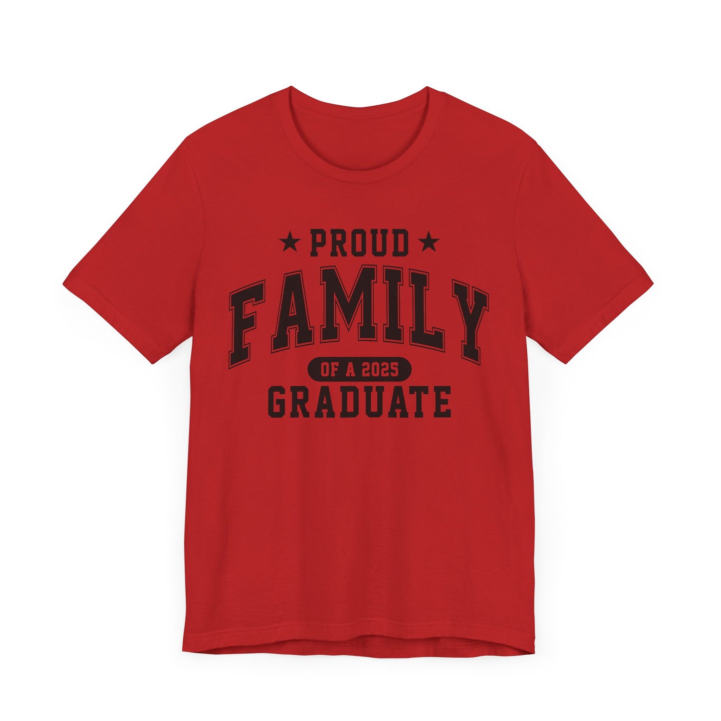 Proud Family Graduation Tee, Cute Graduation Gift, Unisex Short Sleeve Shirt, Family Celebration Apparel, Family Pride T-Shirt