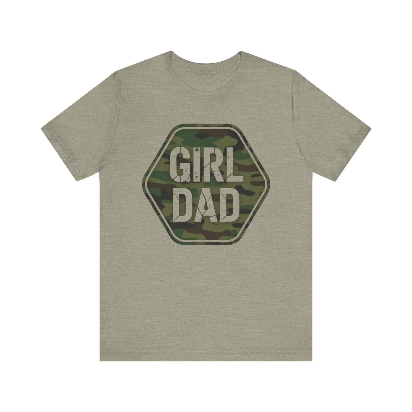 Girl Dad Camo Tee - Perfect for Father's Day, Dad Gifts, Military Family, Casual Wear, Outdoors