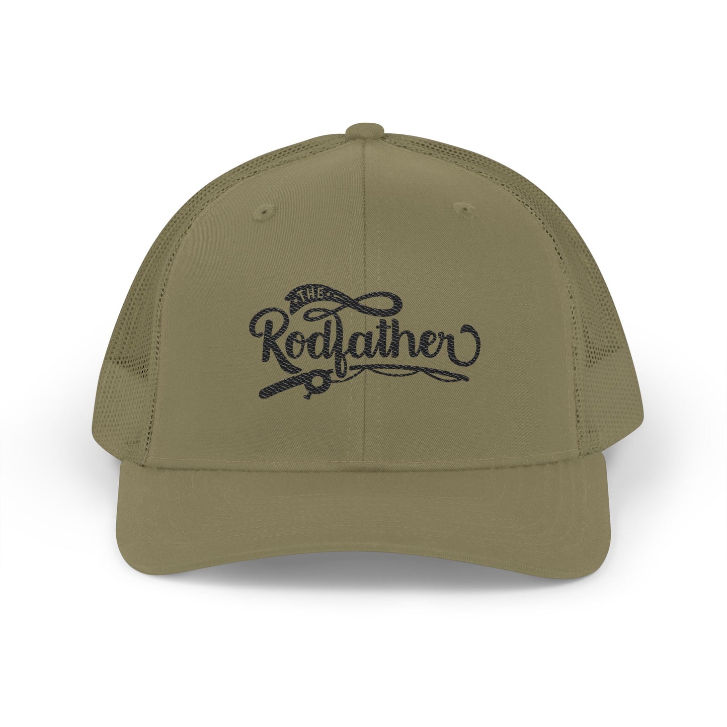 The Rodfather Snapback Trucker Cap, Perfect for Fishing Lovers, Father's Day Gift, Casual Wear, Outdoor Activities, Unique Embroidery