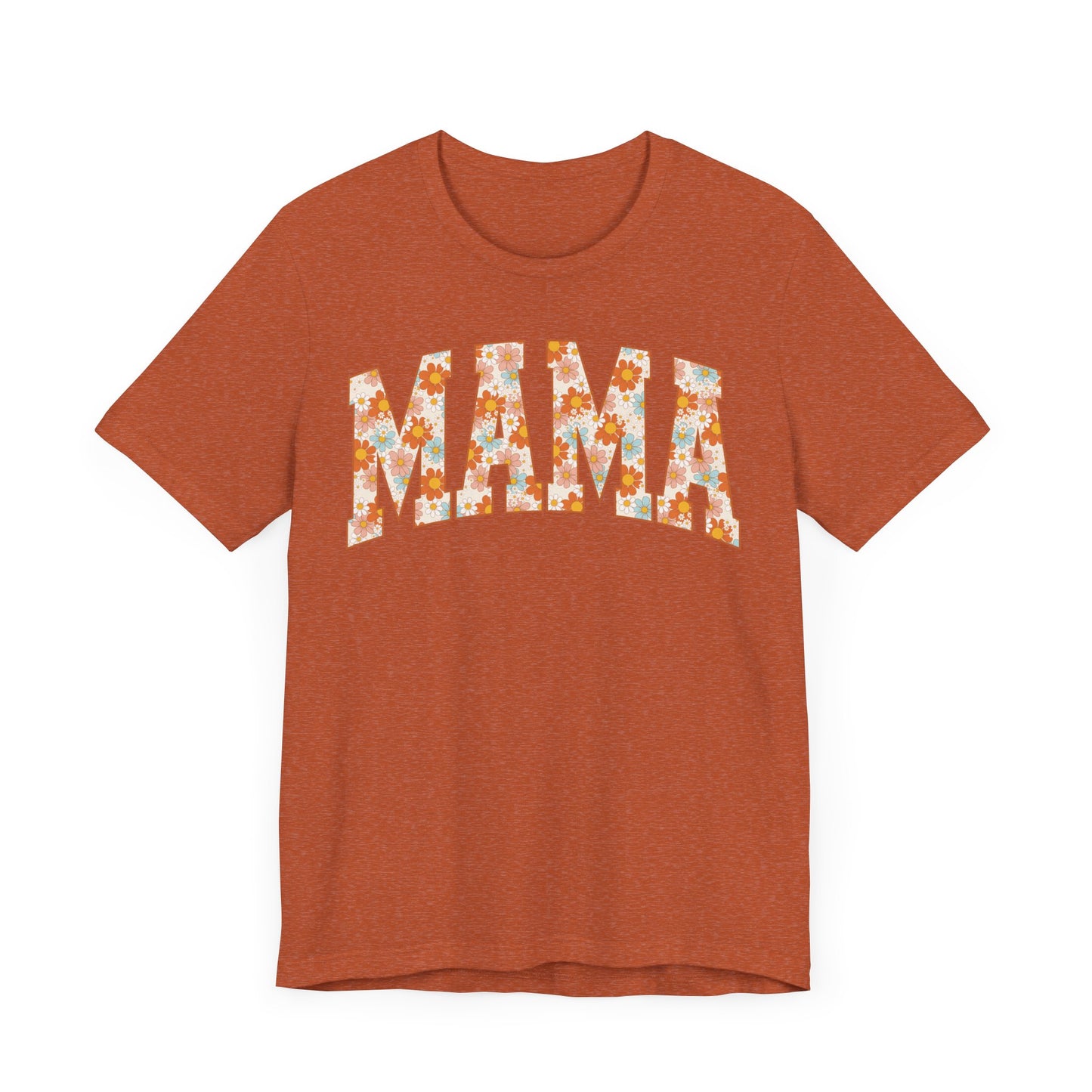 Vintage Floral Mama Tee, Gift for Moms, Casual Summer Top, Boho Style Apparel, Unique Mother's Day Gift
