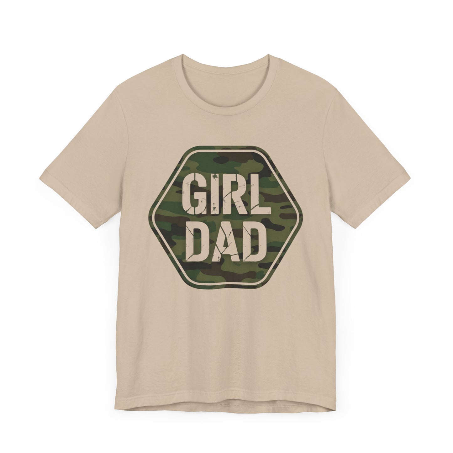 Girl Dad Camo Tee - Perfect for Father's Day, Dad Gifts, Military Family, Casual Wear, Outdoors