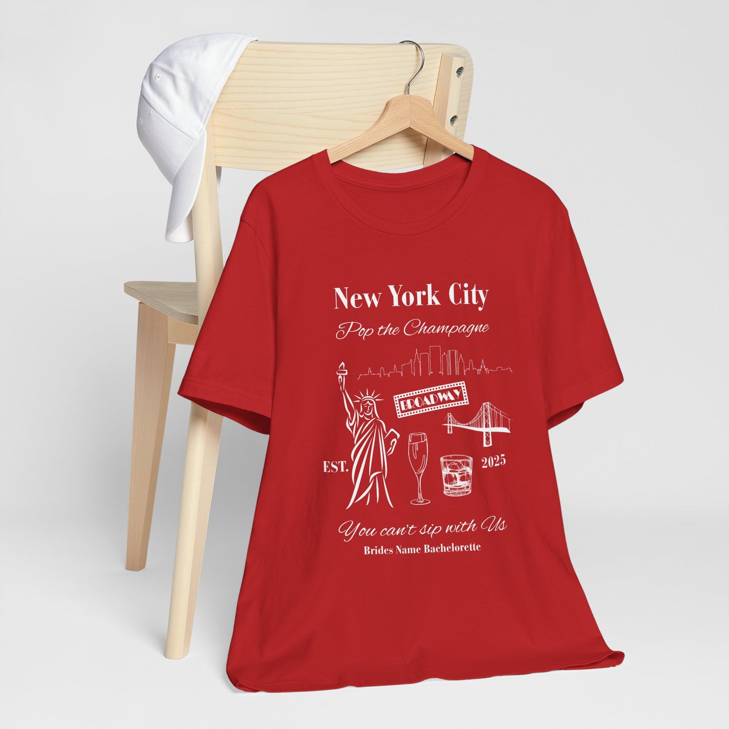 New York City Bachelorette Party Tee, NYC Bridal Party Shirt, Girls Night Out Top, Bride Tribe Apparel, Girls Trip, NYC Wedding, New York NY