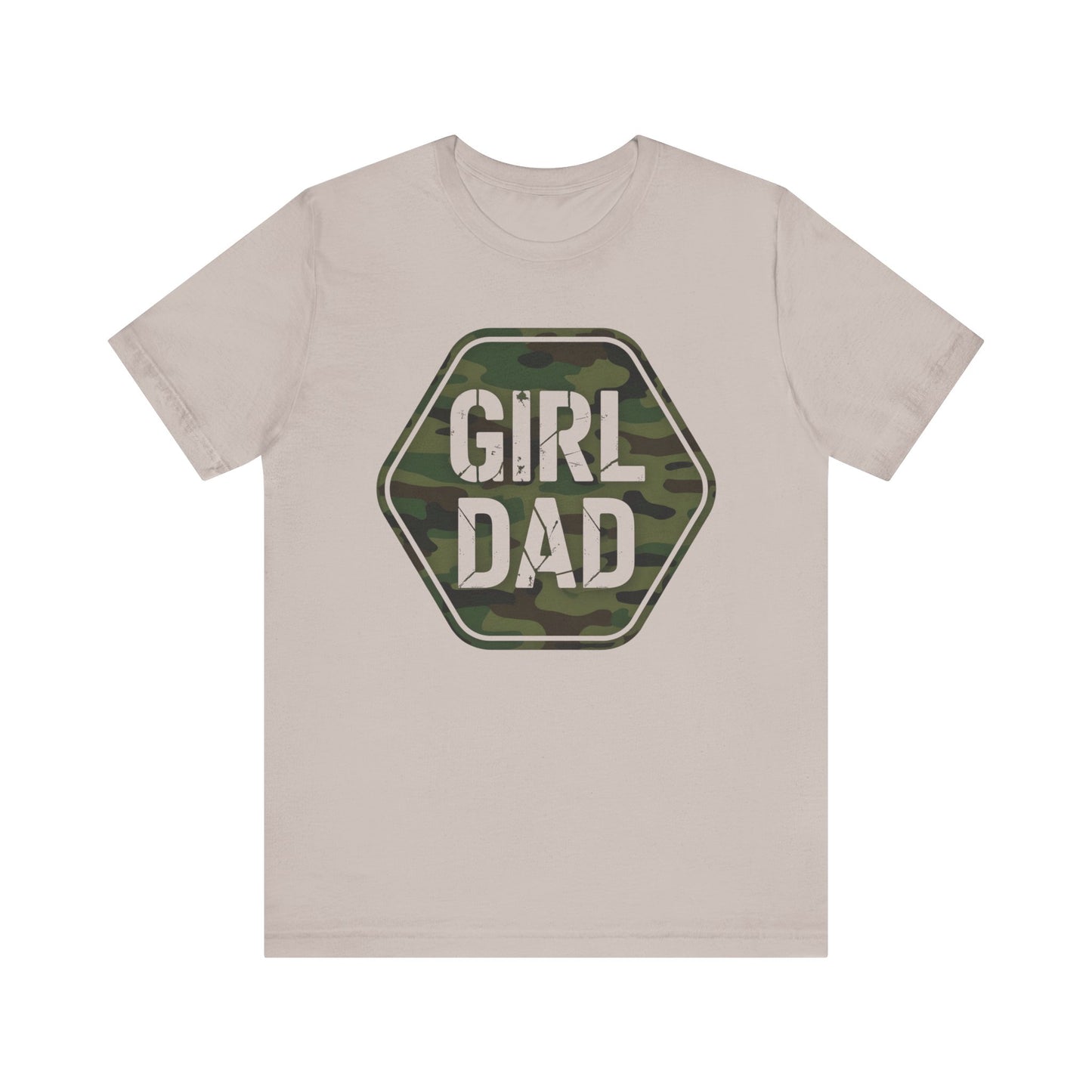 Girl Dad Camo Tee - Perfect for Father's Day, Dad Gifts, Military Family, Casual Wear, Outdoors