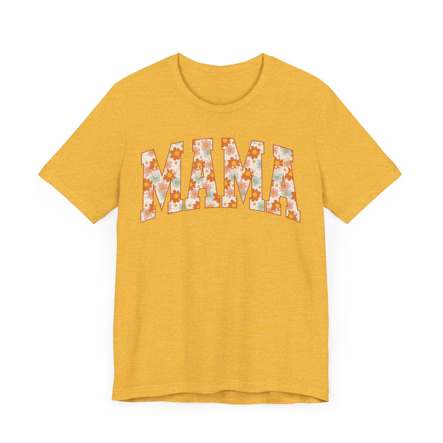Vintage Floral Mama Tee, Gift for Moms, Casual Summer Top, Boho Style Apparel, Unique Mother's Day Gift
