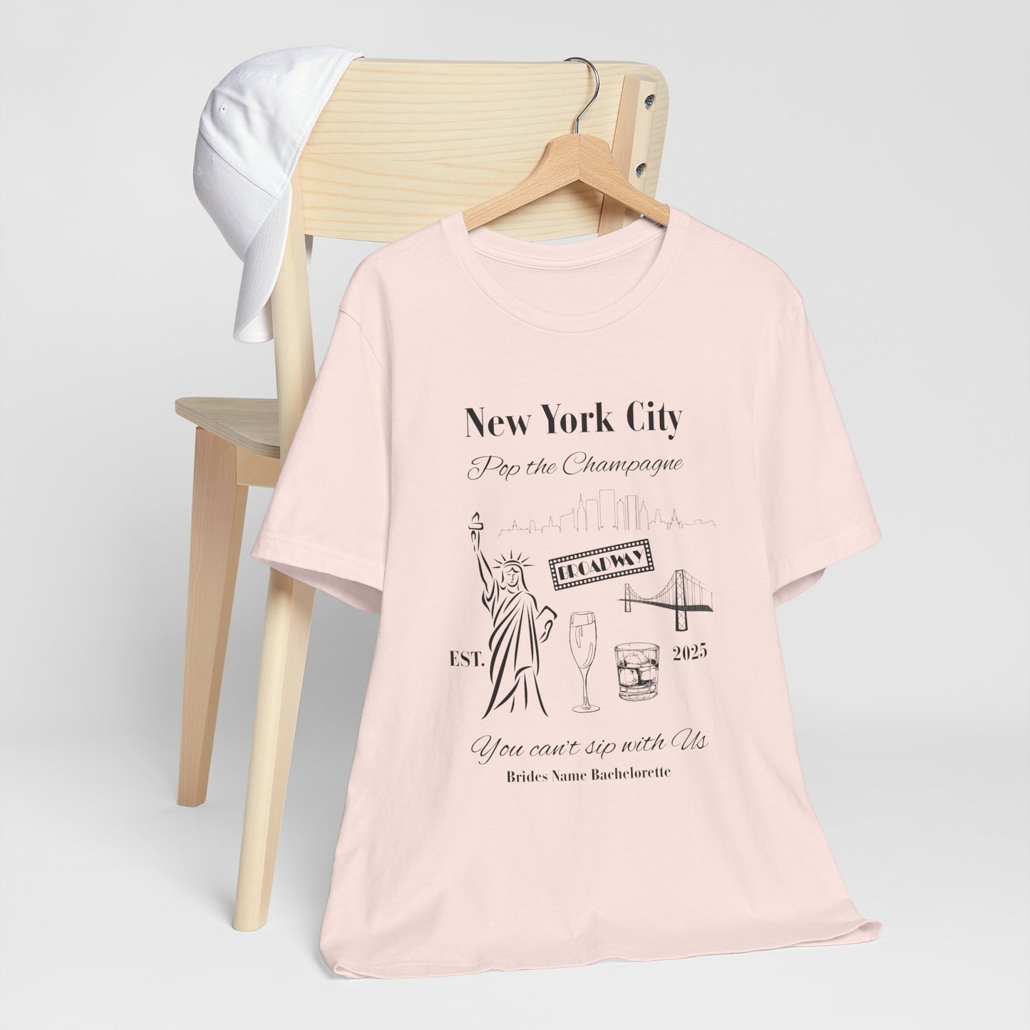 New York City Bachelorette Party Tee, NYC Bridal Party Shirt, Girls Night Out Top, Bride Tribe Apparel, Girls Trip, NYC Wedding, New York NY
