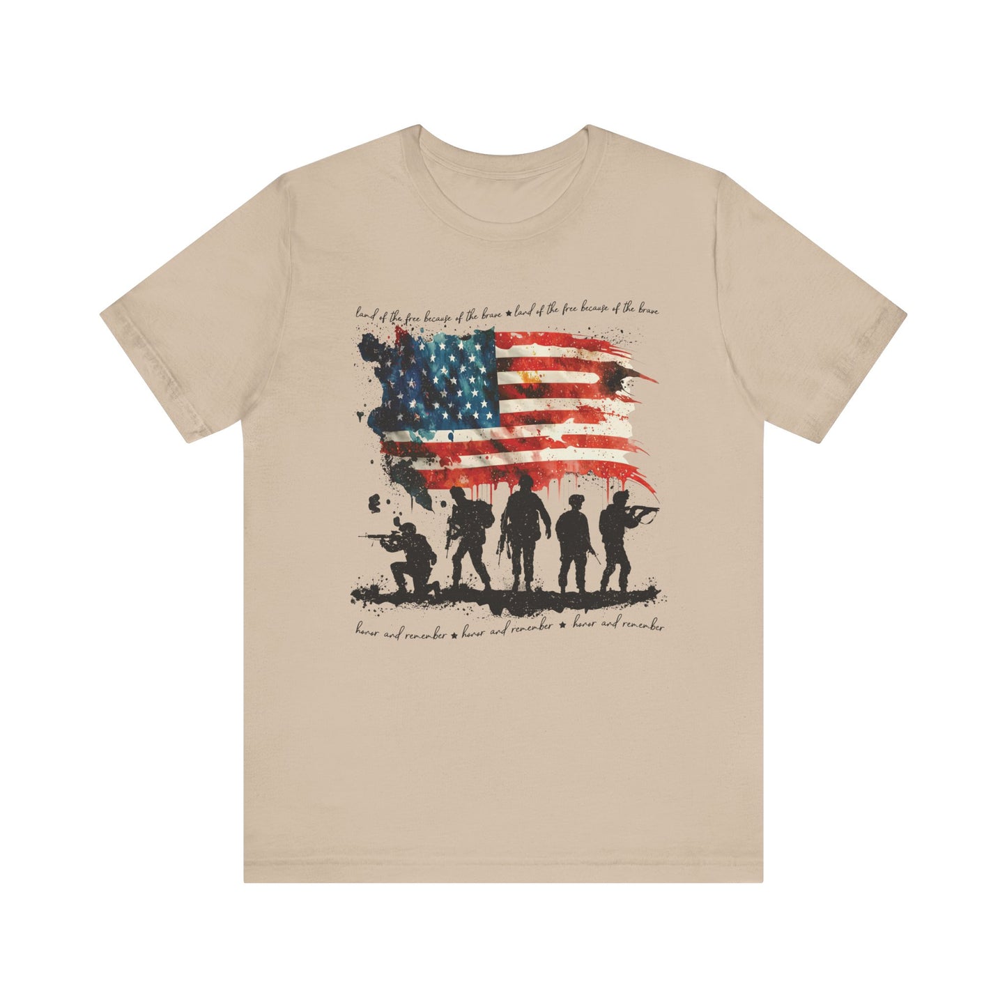 Soldiers and Flag Memorial Day Tee